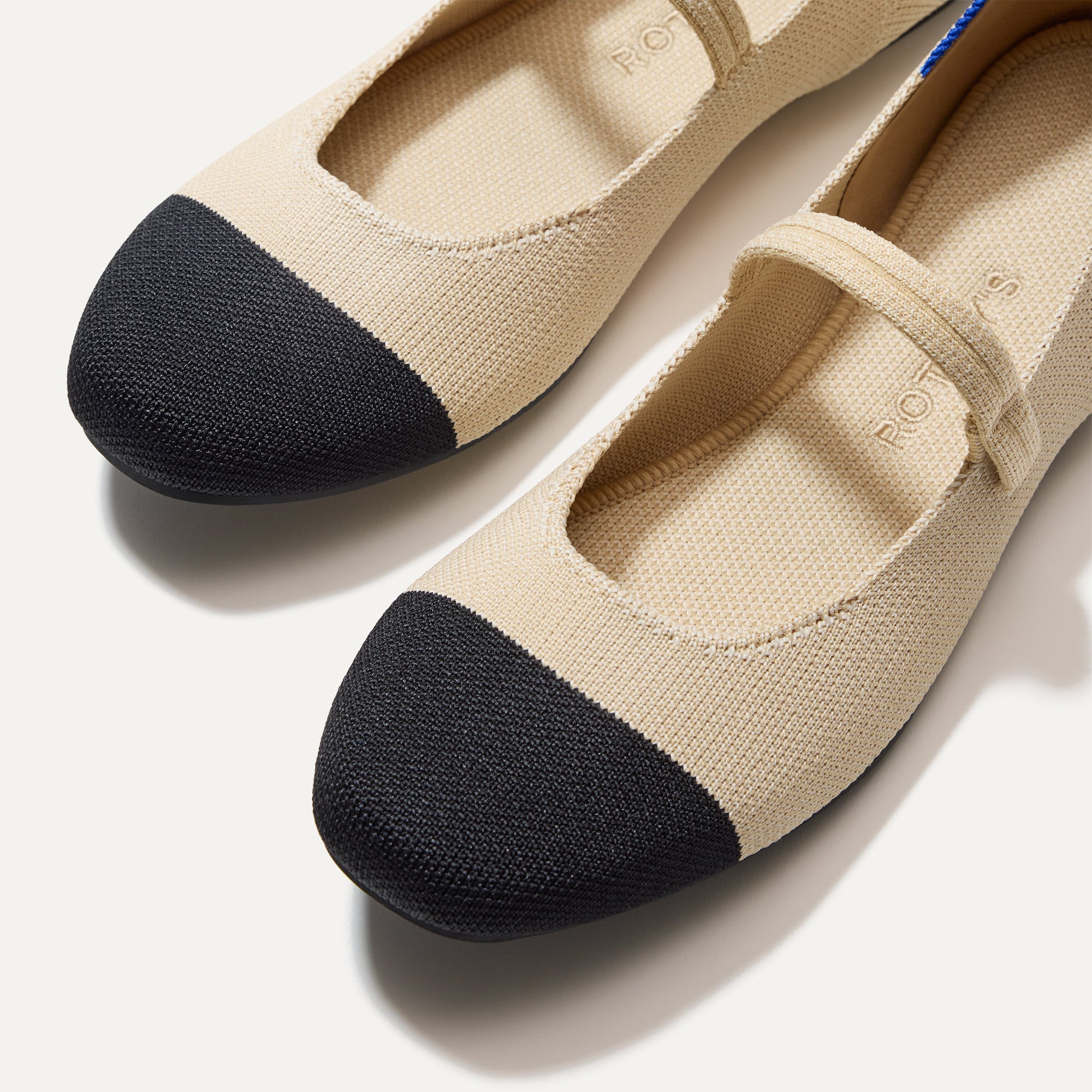 The Square Mary Jane - Cream Captoe(Cream Captoe,5)