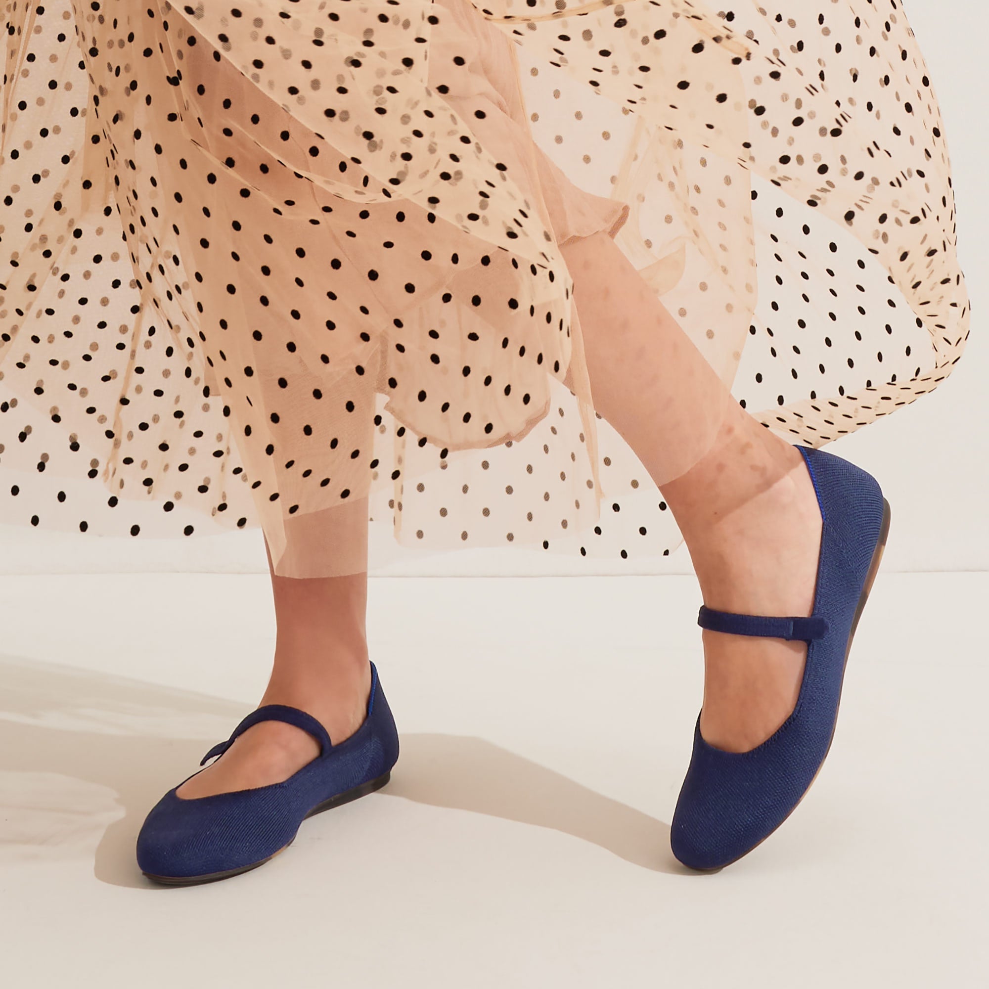 The Square Mary Jane - Deep Navy(Deep Navy,5)