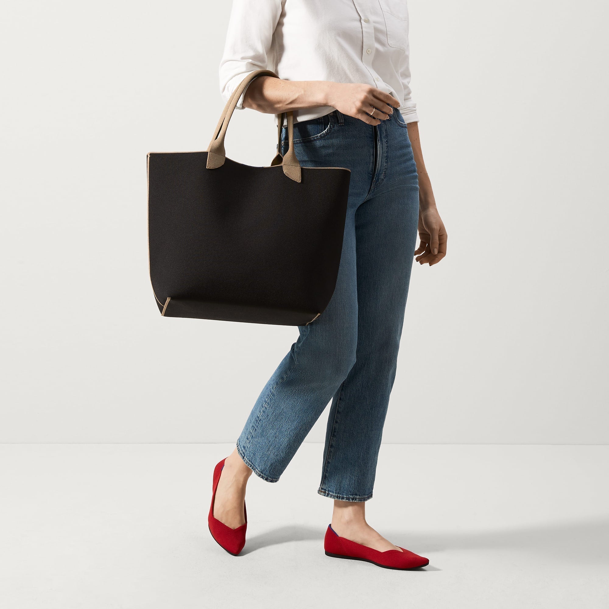 The Lightweight Tote - Black Portobello(Black Portobello)