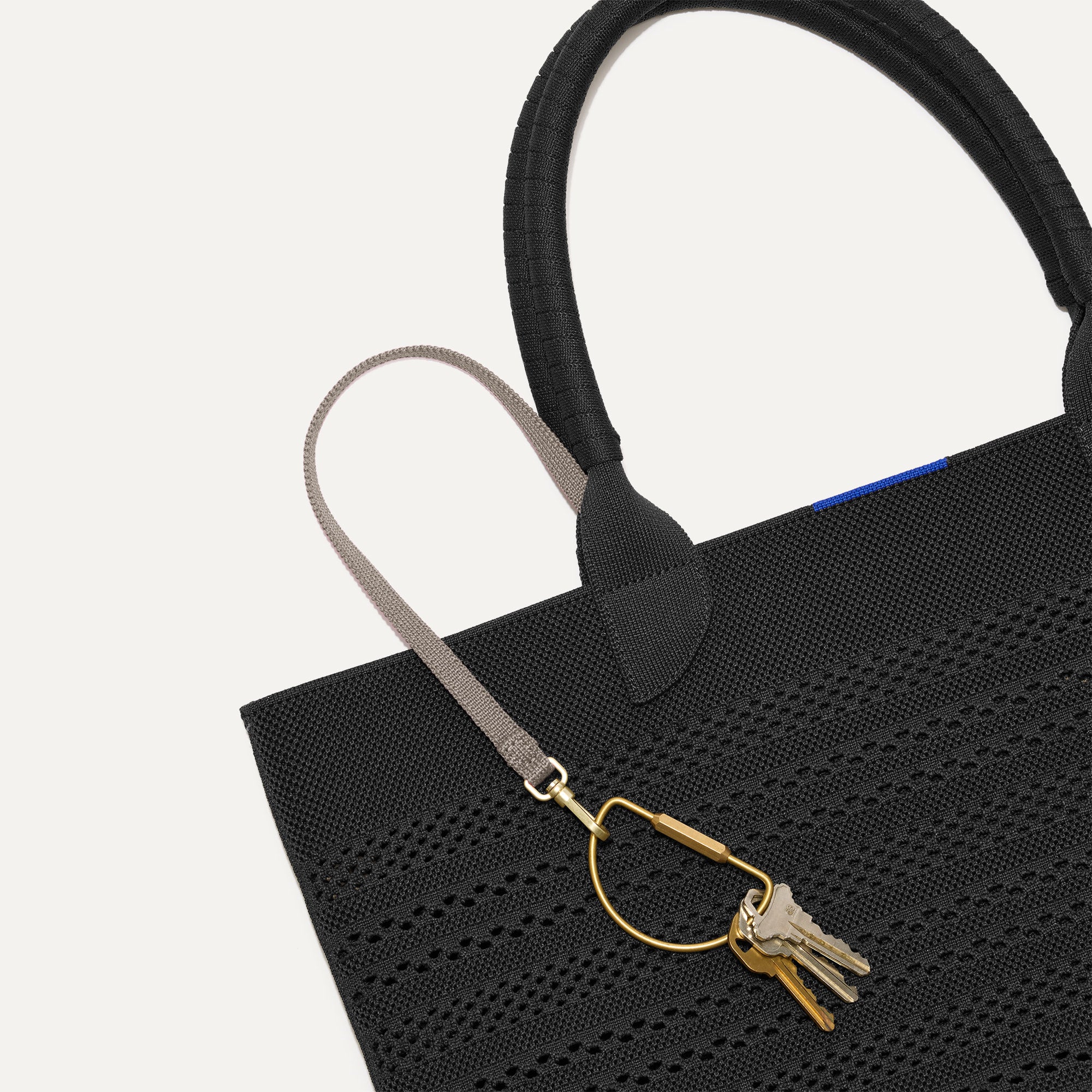 The Lightweight Tote - Black Crochet(Black Crochet)