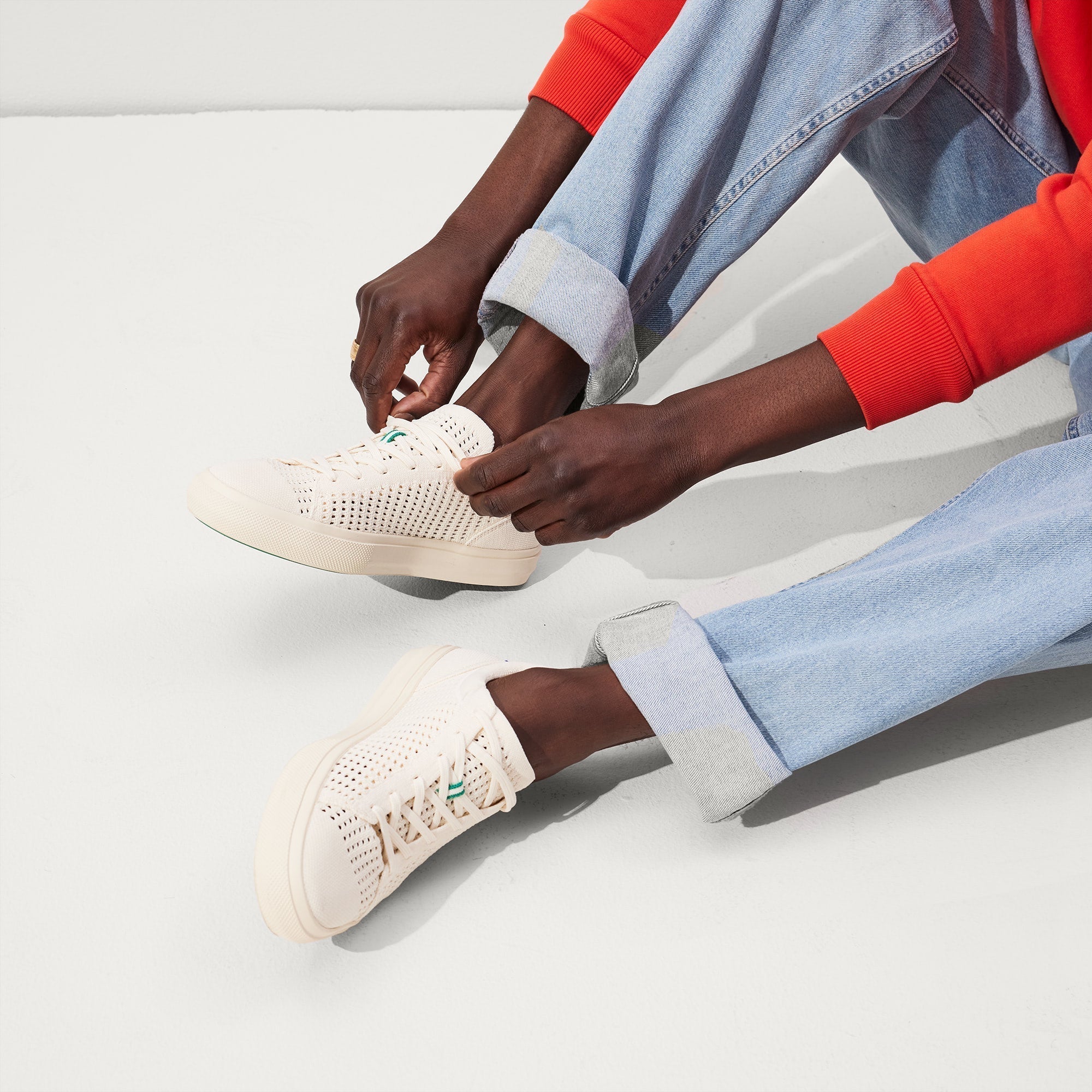 The Men's RS02 Sneaker - Courtside White(Courtside White,3.5)
