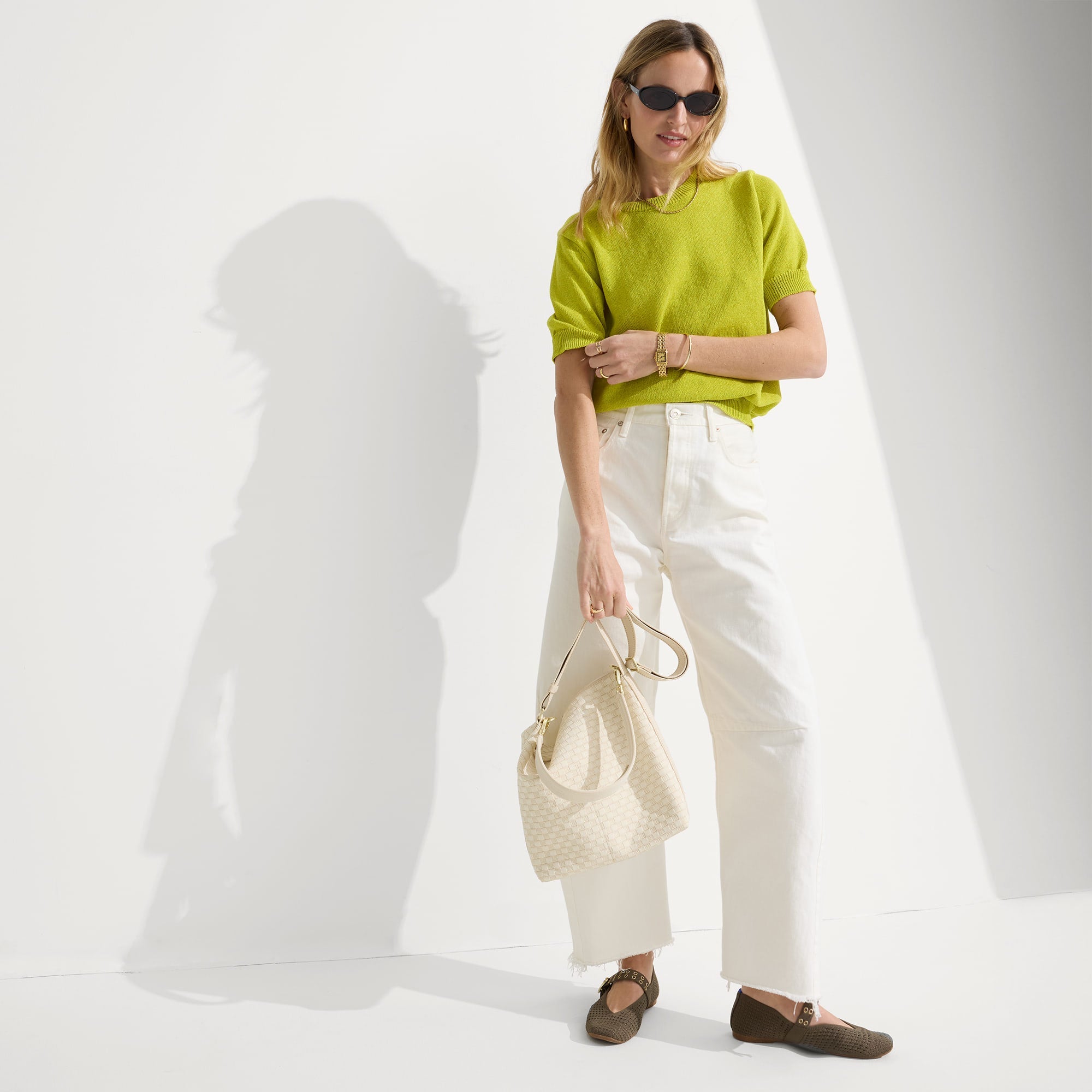 The Mini Zip Bucket - White Sand(White Sand)