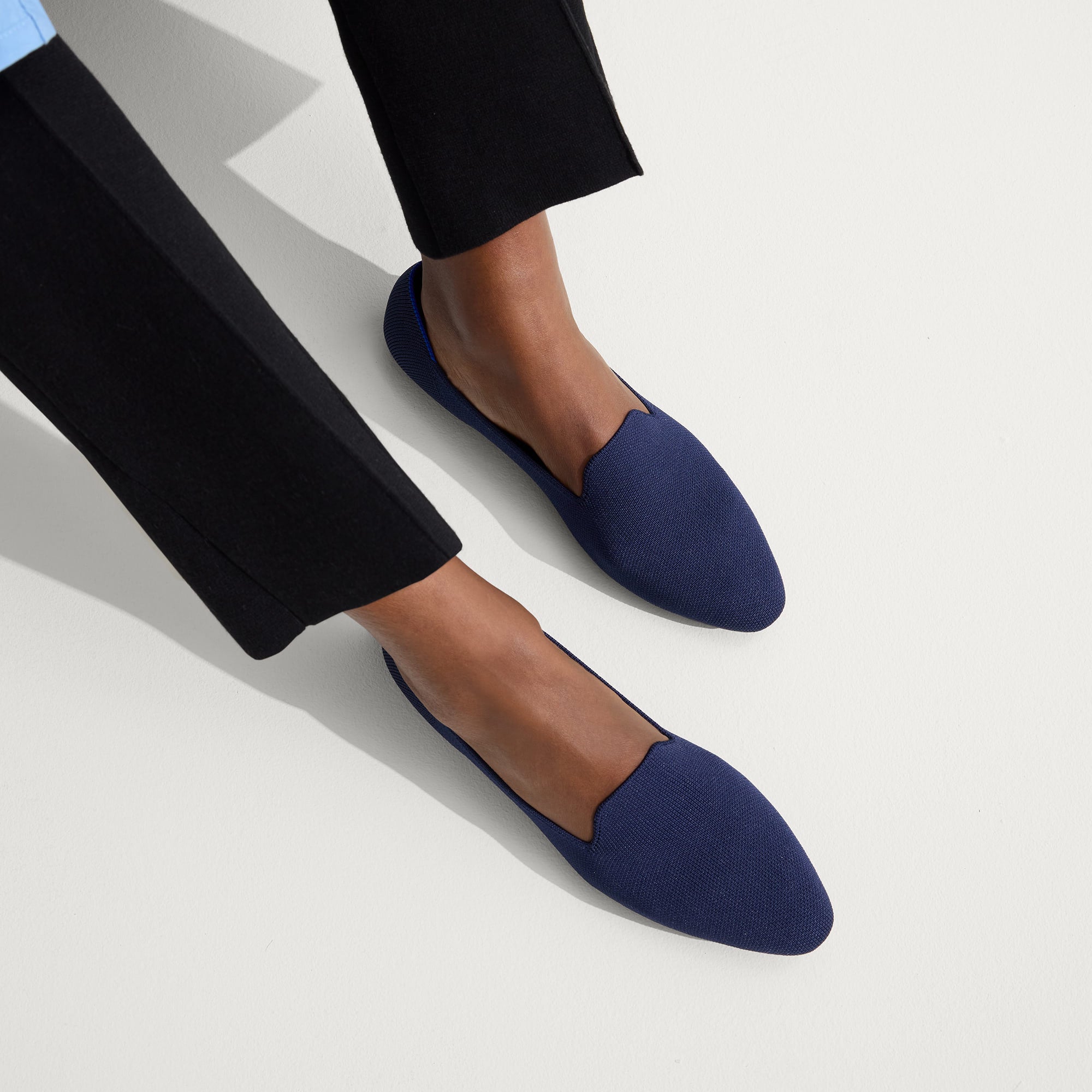 The Almond Loafer - Deep Navy(Deep Navy,5)