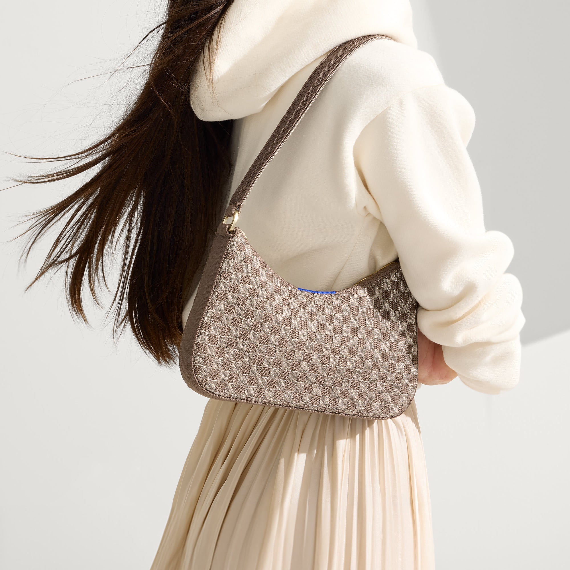 The Mini Shoulder Bag - Light Pewter(Light Pewter)