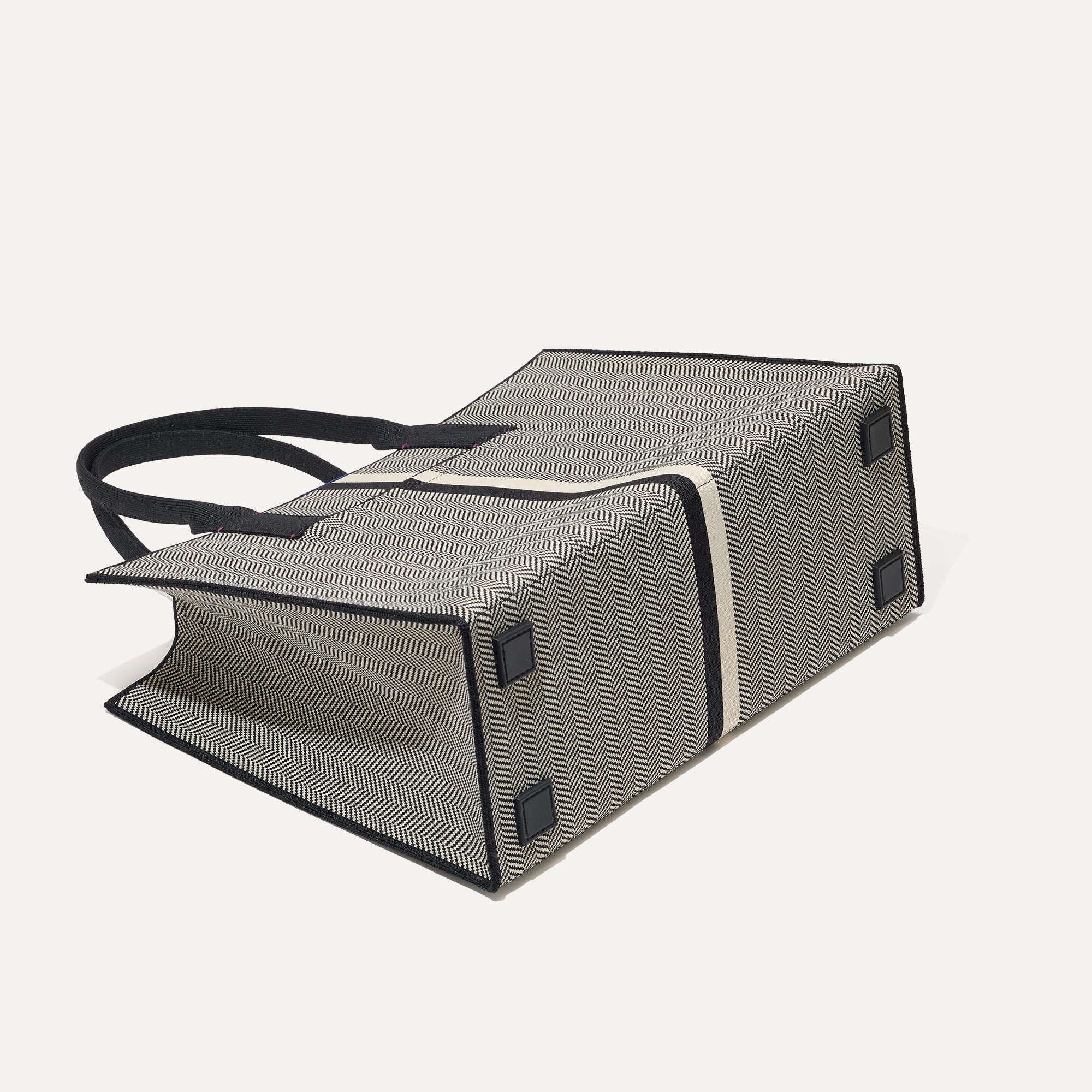 The Classic Tote - Mist Herringbone(Mist Herringbone)