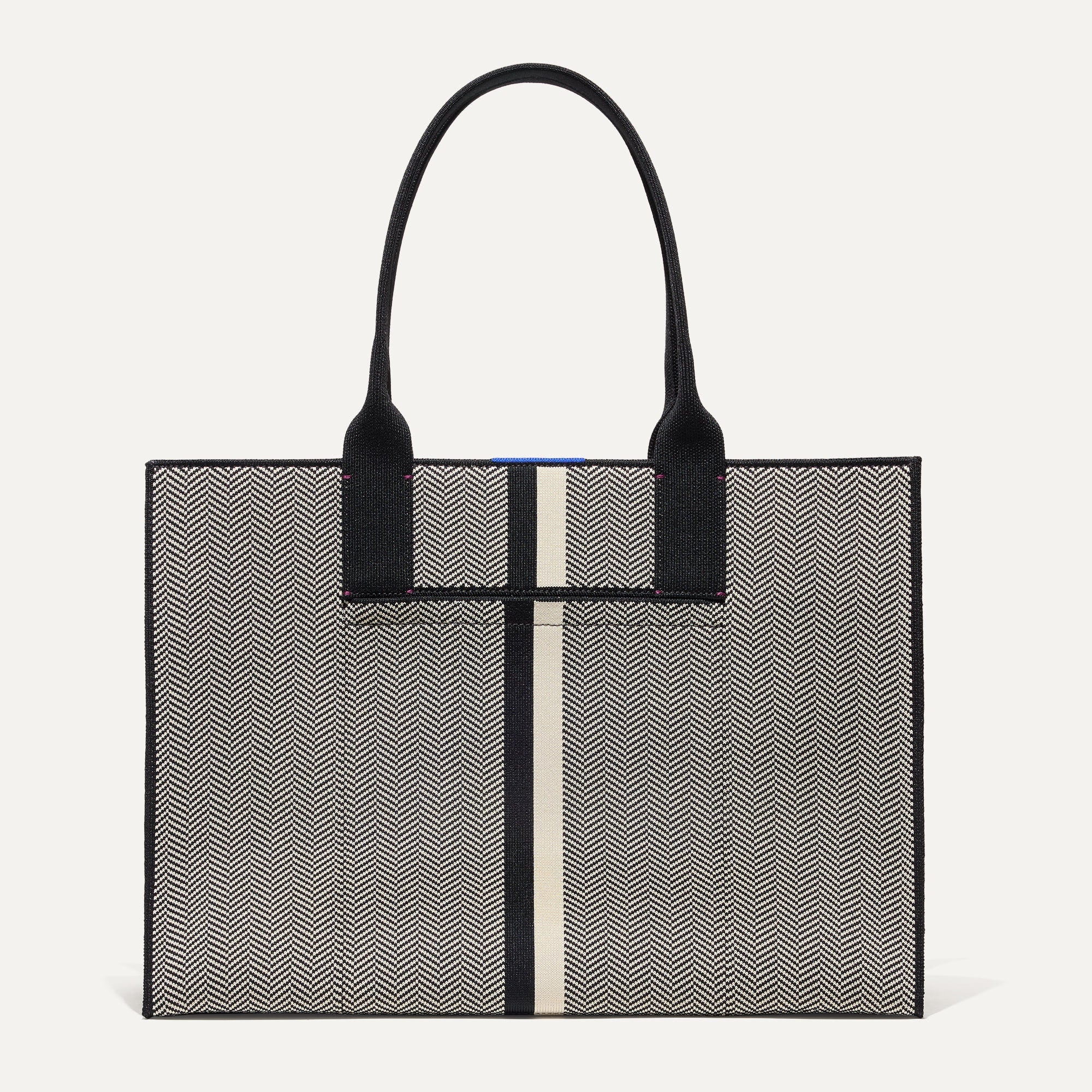 The Classic Tote - Mist Herringbone(Mist Herringbone)