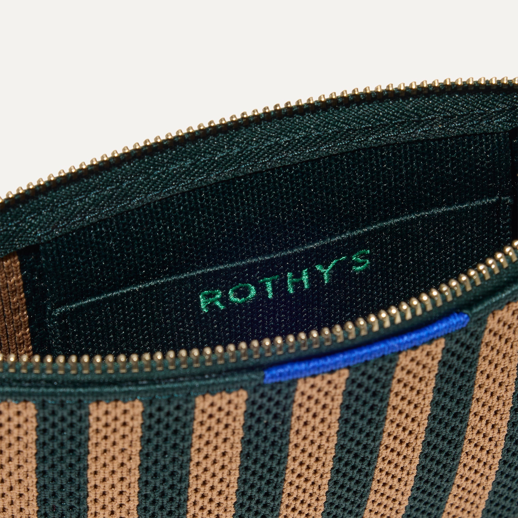 The Wallet Wristlet - Pine Stripe(Pine Stripe)