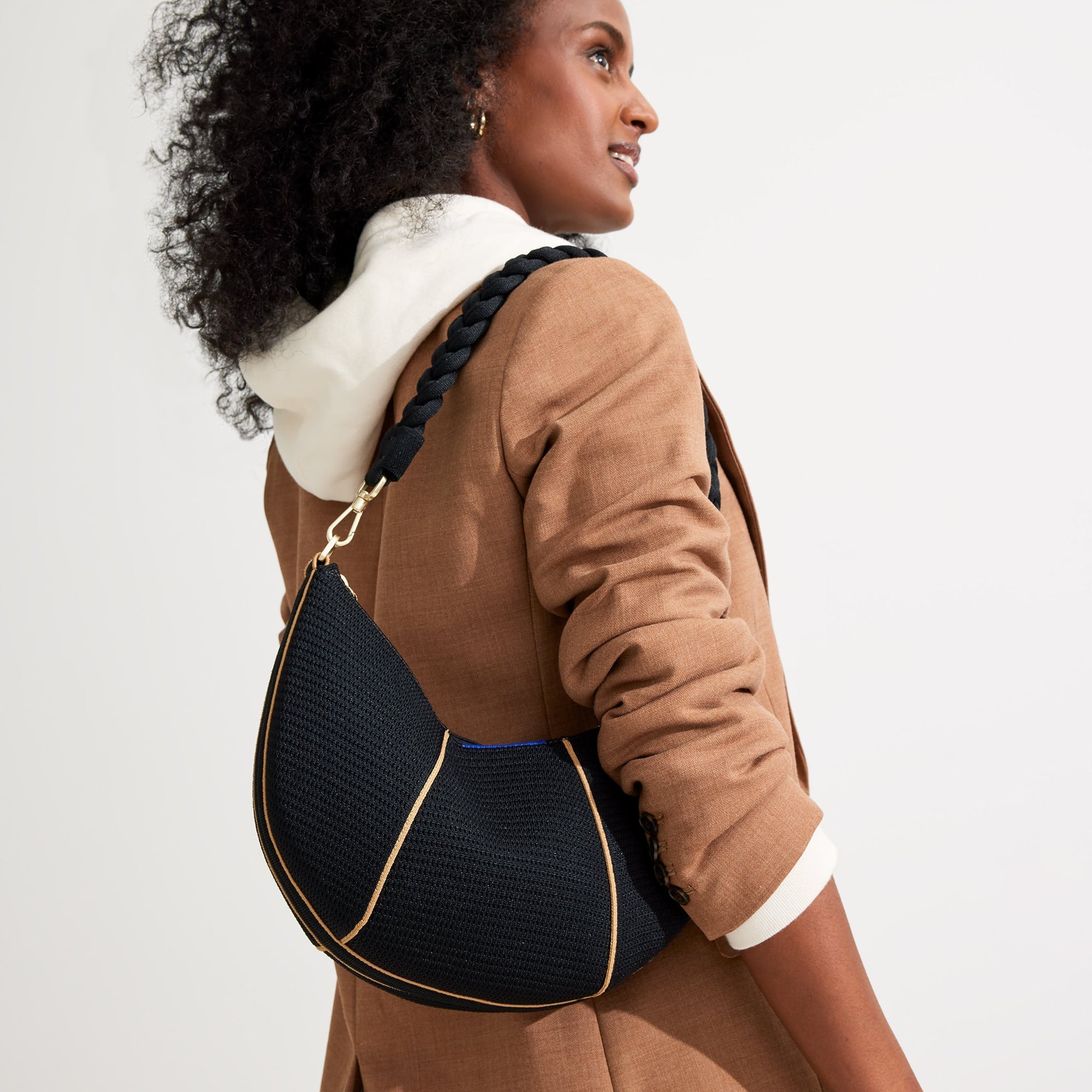 The Shoulder Strap - Black Braid(Black Braid)