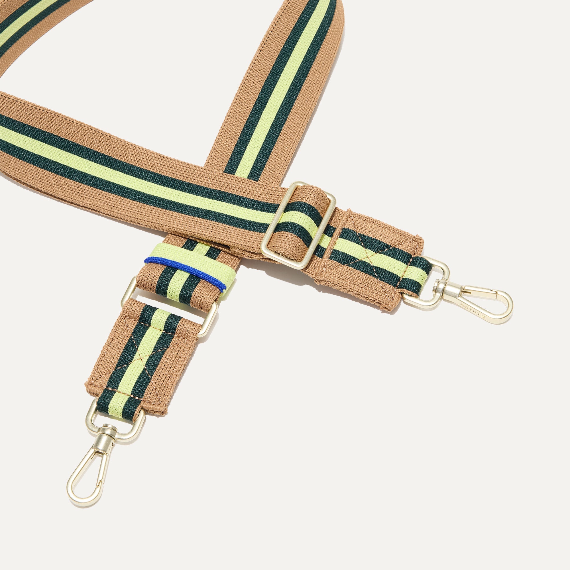 The Crossbody Strap - Neon Pine Stripe(Neon Pine Stripe)
