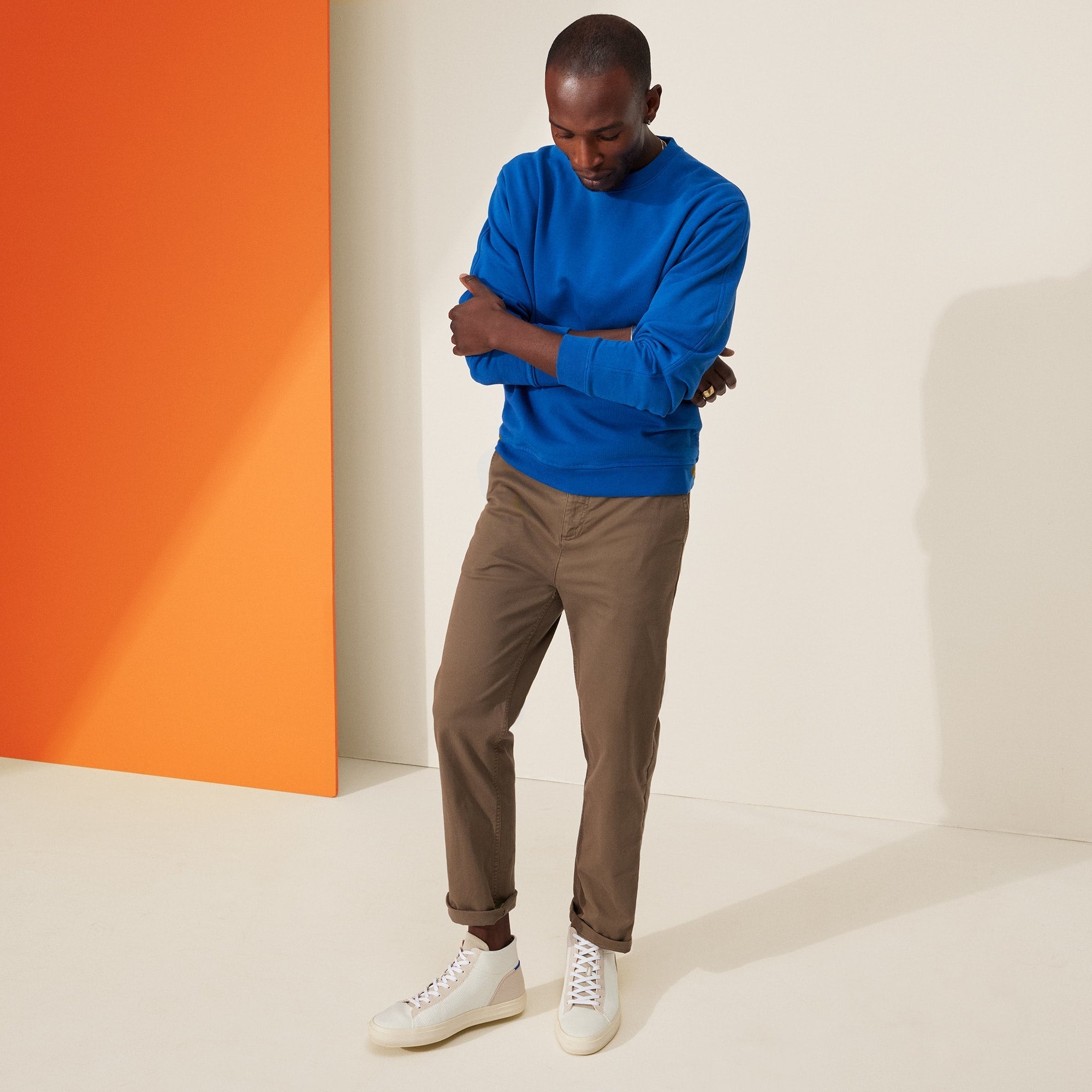 The Men's High Top Sneaker - Sand Dune(Sand Dune,7)