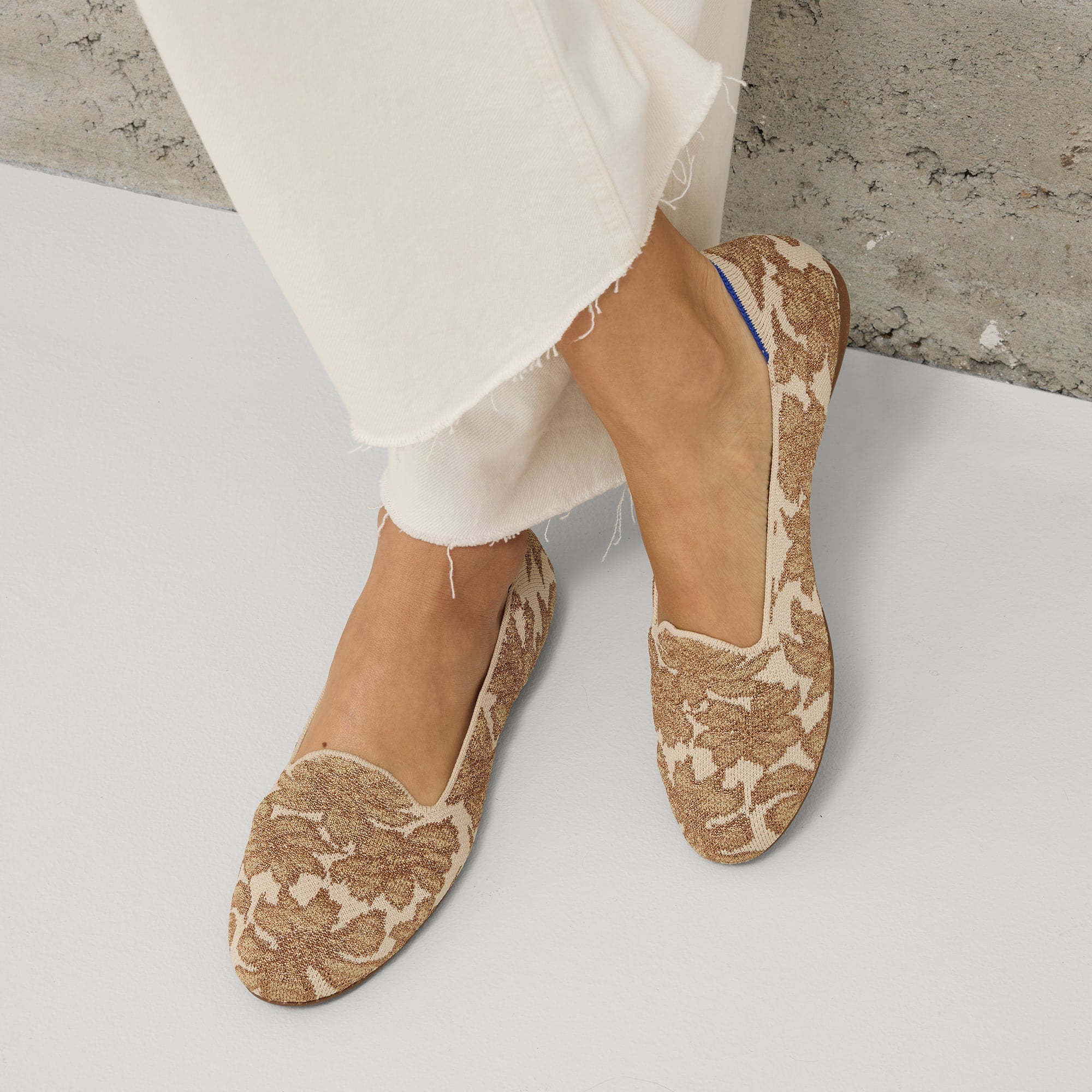 The Lounge Loafer - Gold Chantilly(Gold Chantilly,5)