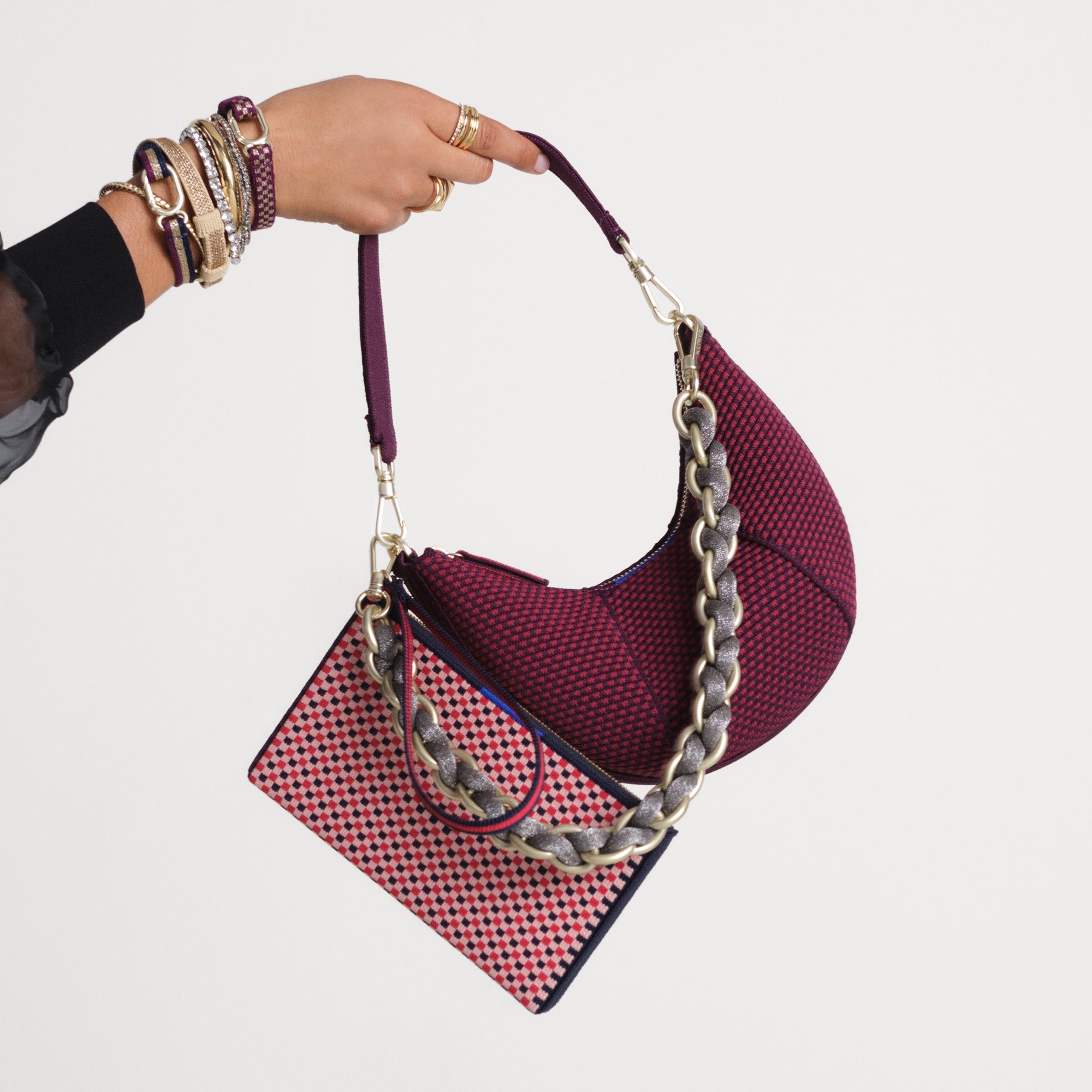 The Shoulder Strap - Golden Silver Chain(Golden Silver Chain)