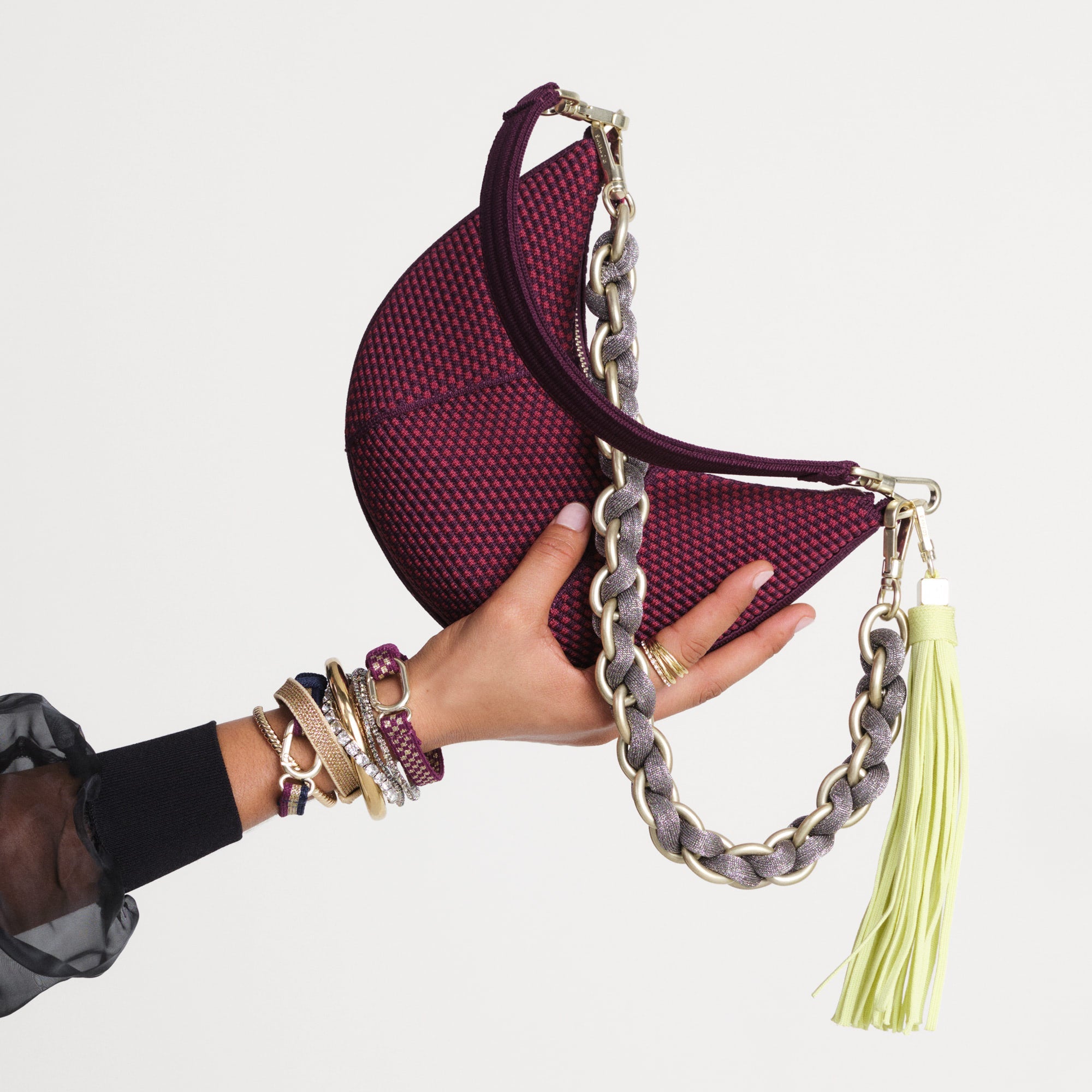 The Shoulder Strap - Golden Silver Chain(Golden Silver Chain)