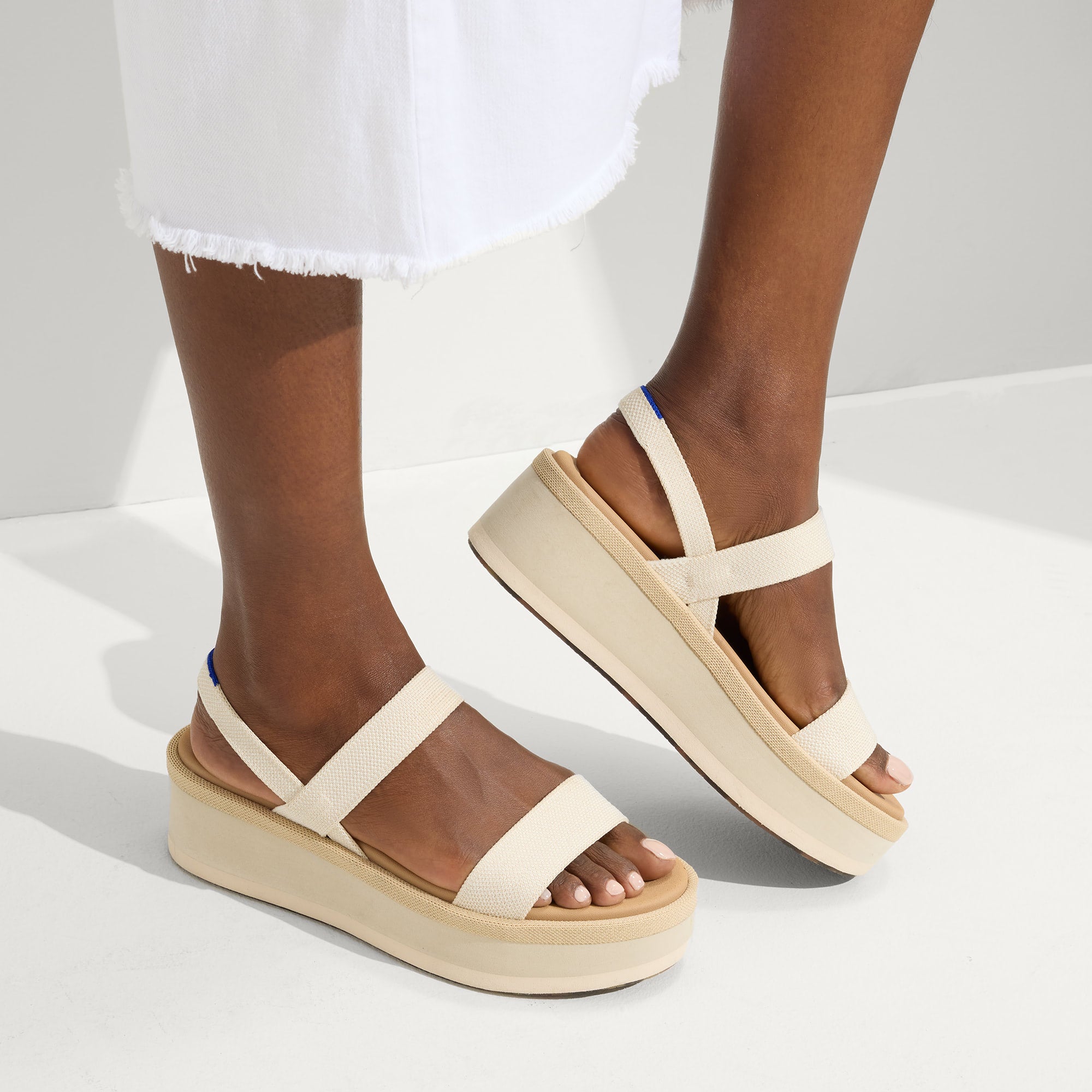The Lightweight Wedge Sandal - Salt(Salt,5)