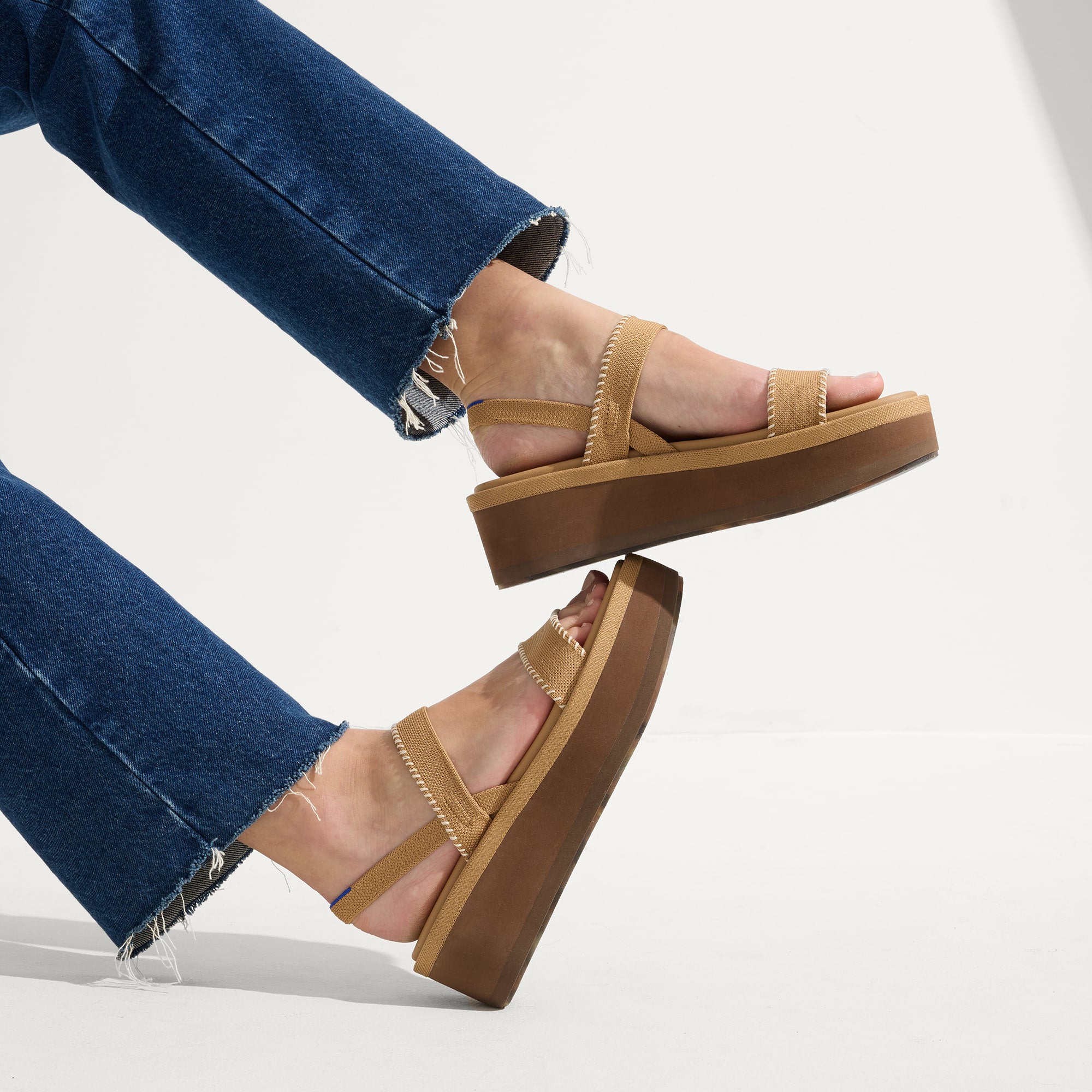 The Lightweight Wedge Sandal - Wren Whipstitch(Wren Whipstitch,5)