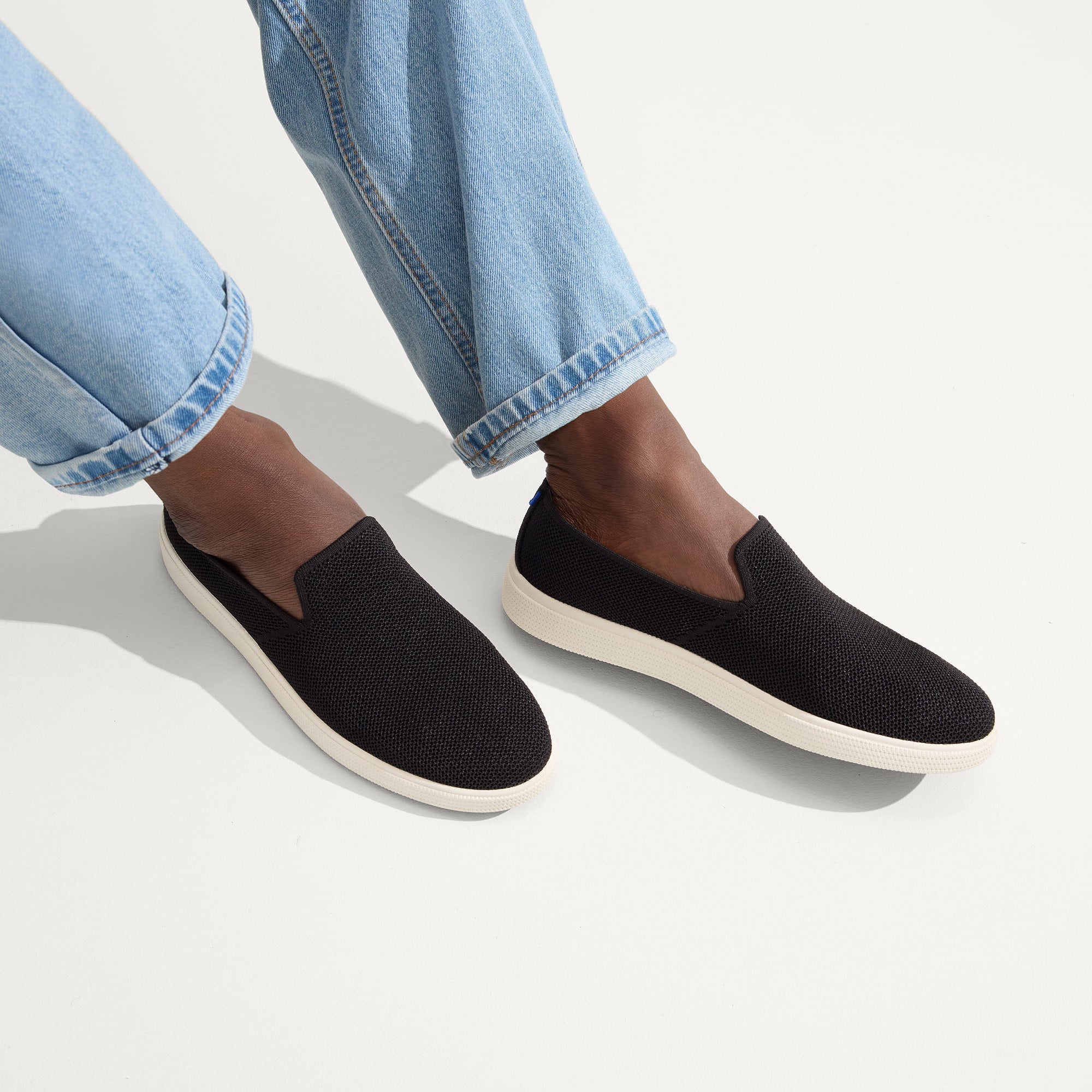 The Ravello Slip On Sneaker - Black(Black,7)