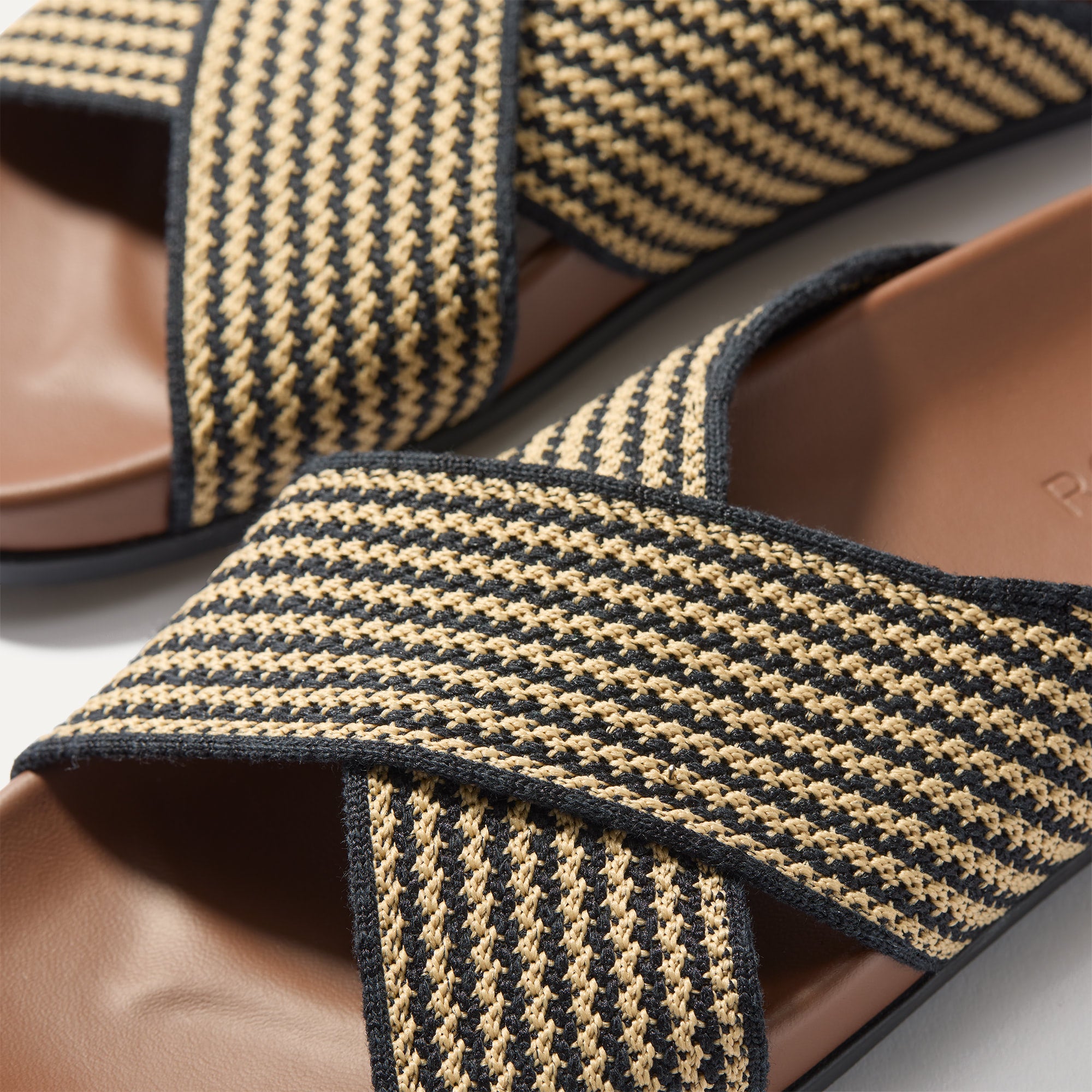 The Weekend Slide - Toffee Stripe(Toffee Stripe,5)