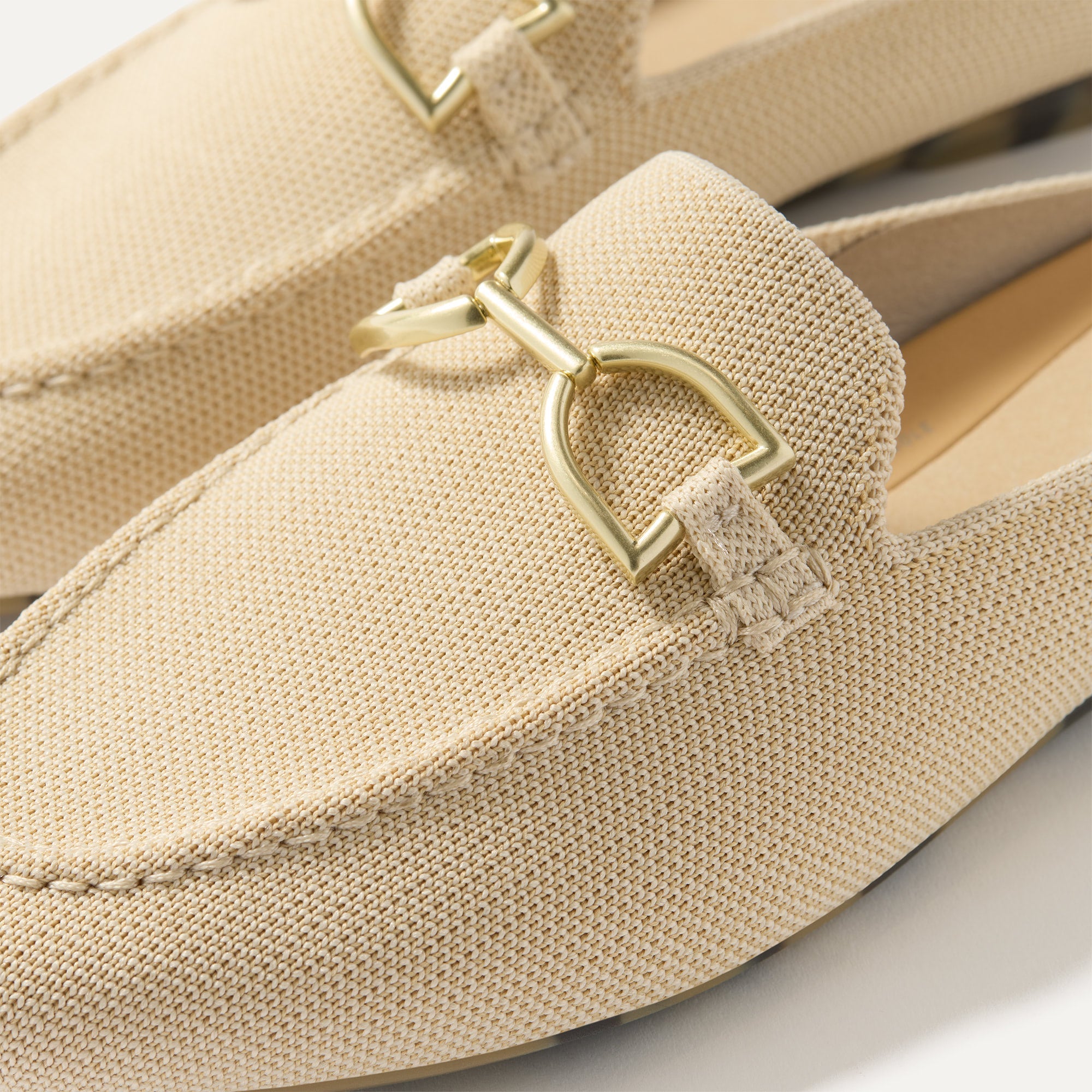 The Double Bit Loafer Mule - Sandstone(Sandstone,5)