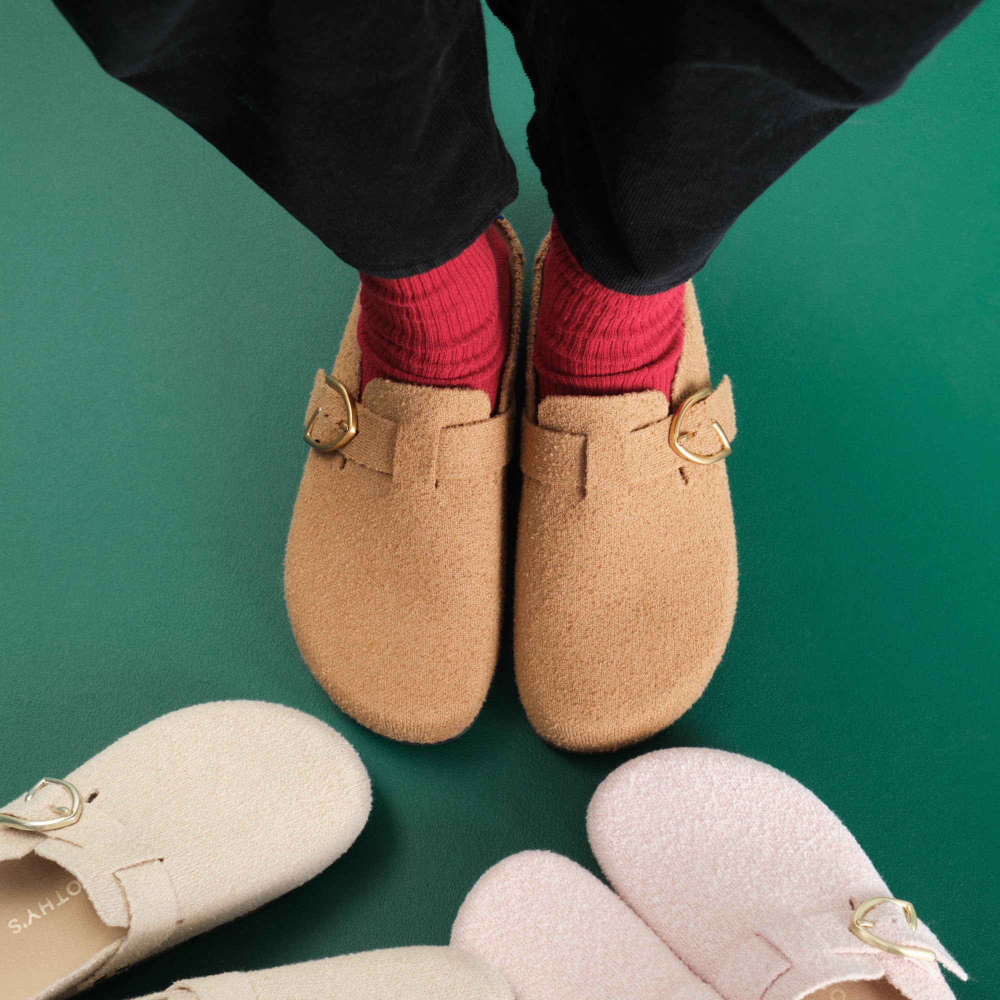 The Buckle Clog - Wren Bouclé(Wren Bouclé,5)