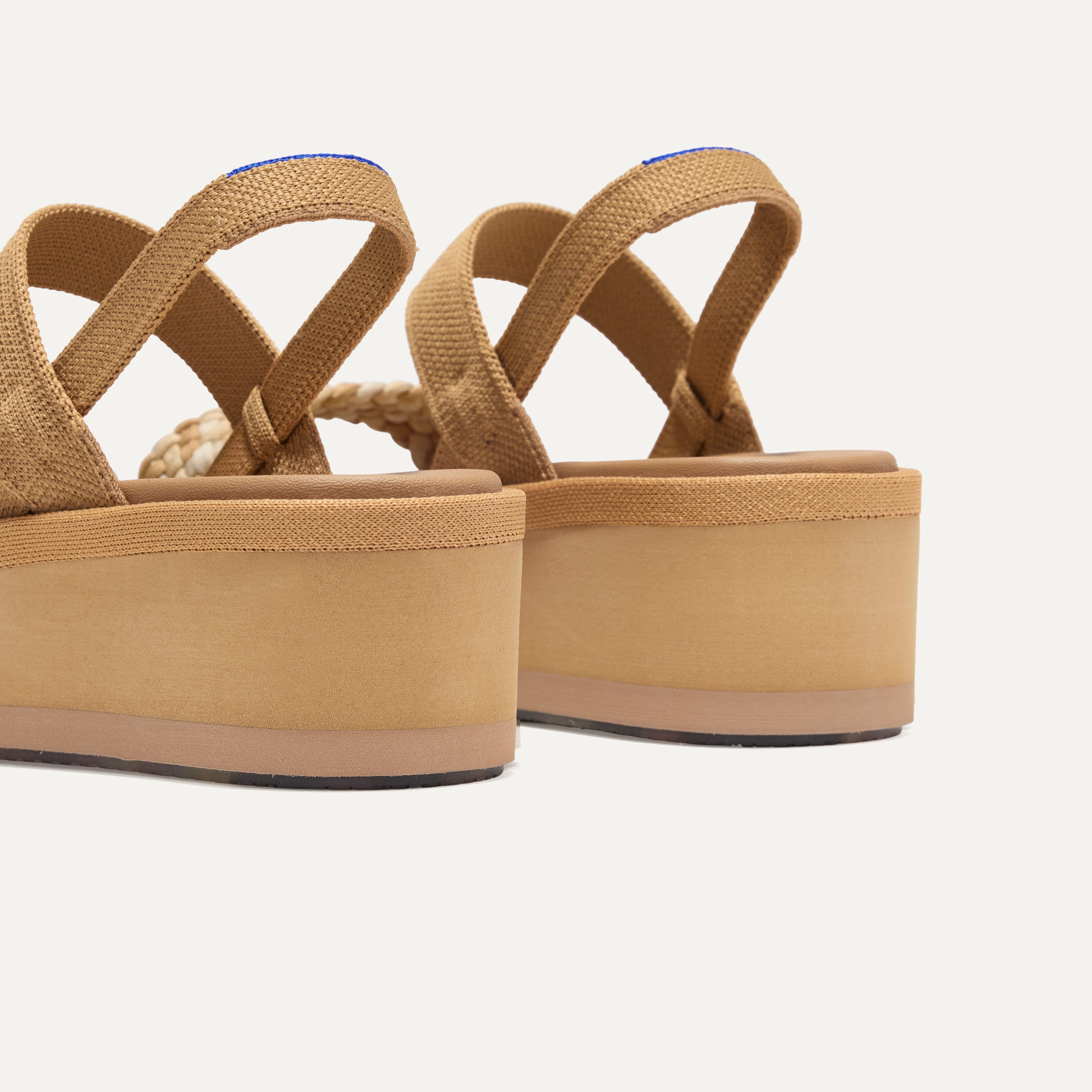 The Lightweight Wedge Sandal - Beach Sand Woven(Beach Sand Woven,5)