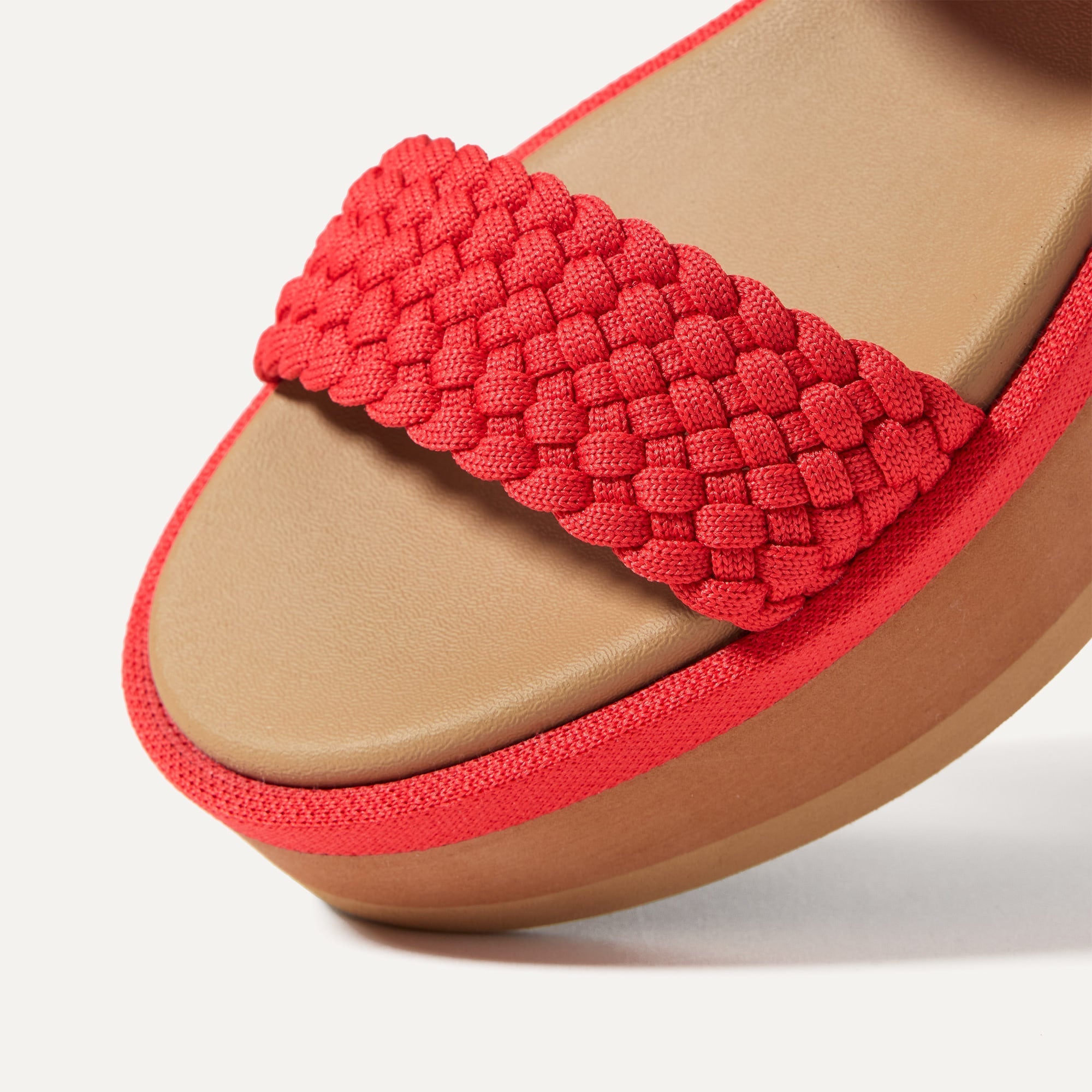 The Lightweight Wedge Sandal - Red Hot Woven(Red Hot Woven,5)