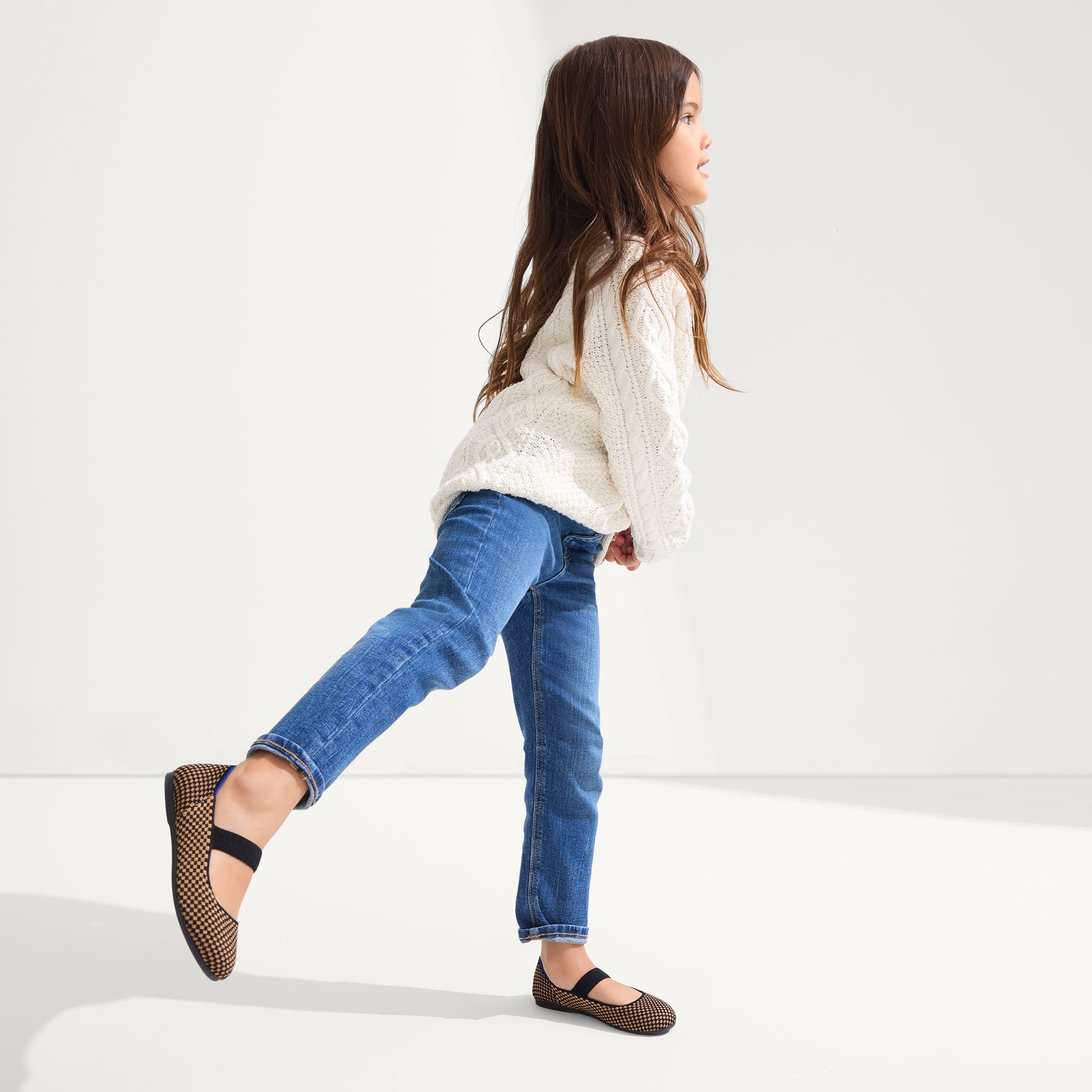 The Kids Mary Jane - Wren Micro Check(Wren Micro Check,8)