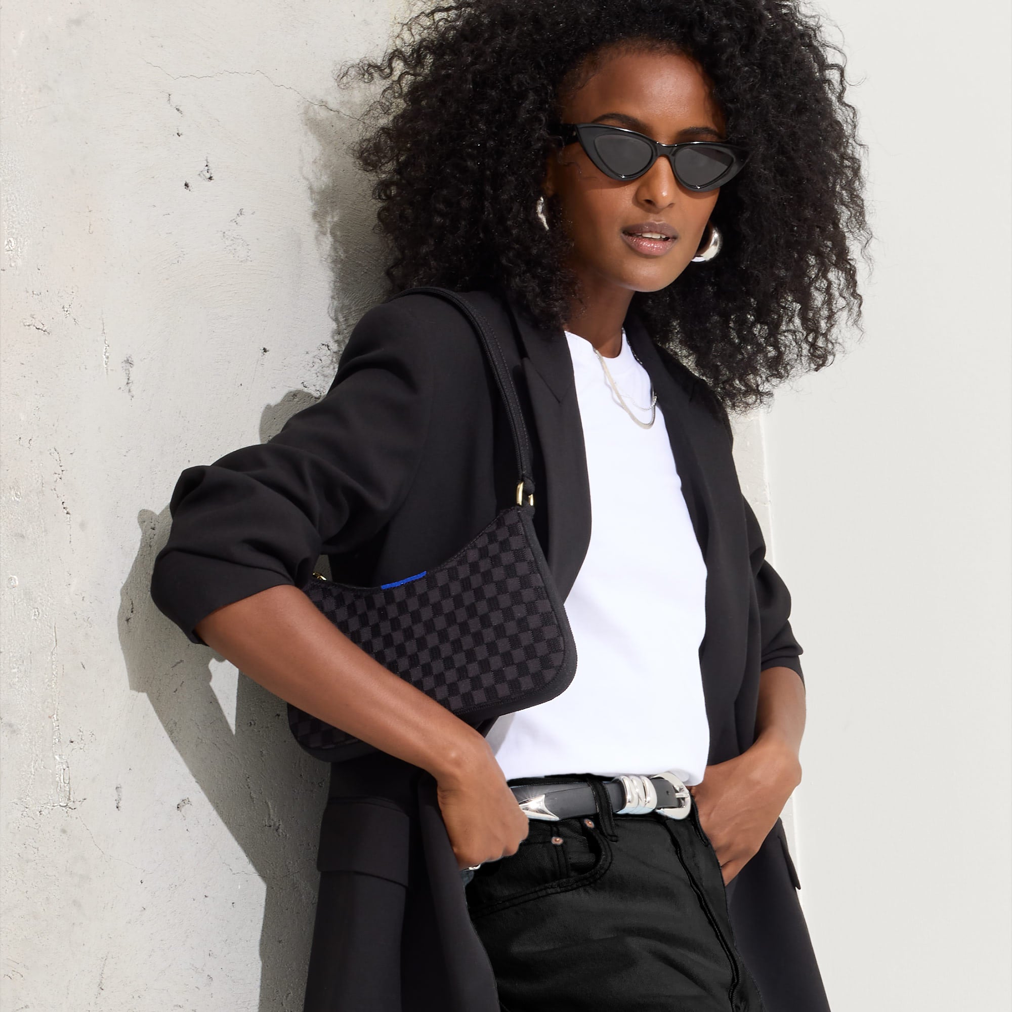 The Mini Shoulder Bag - Black Sand(Black Sand)