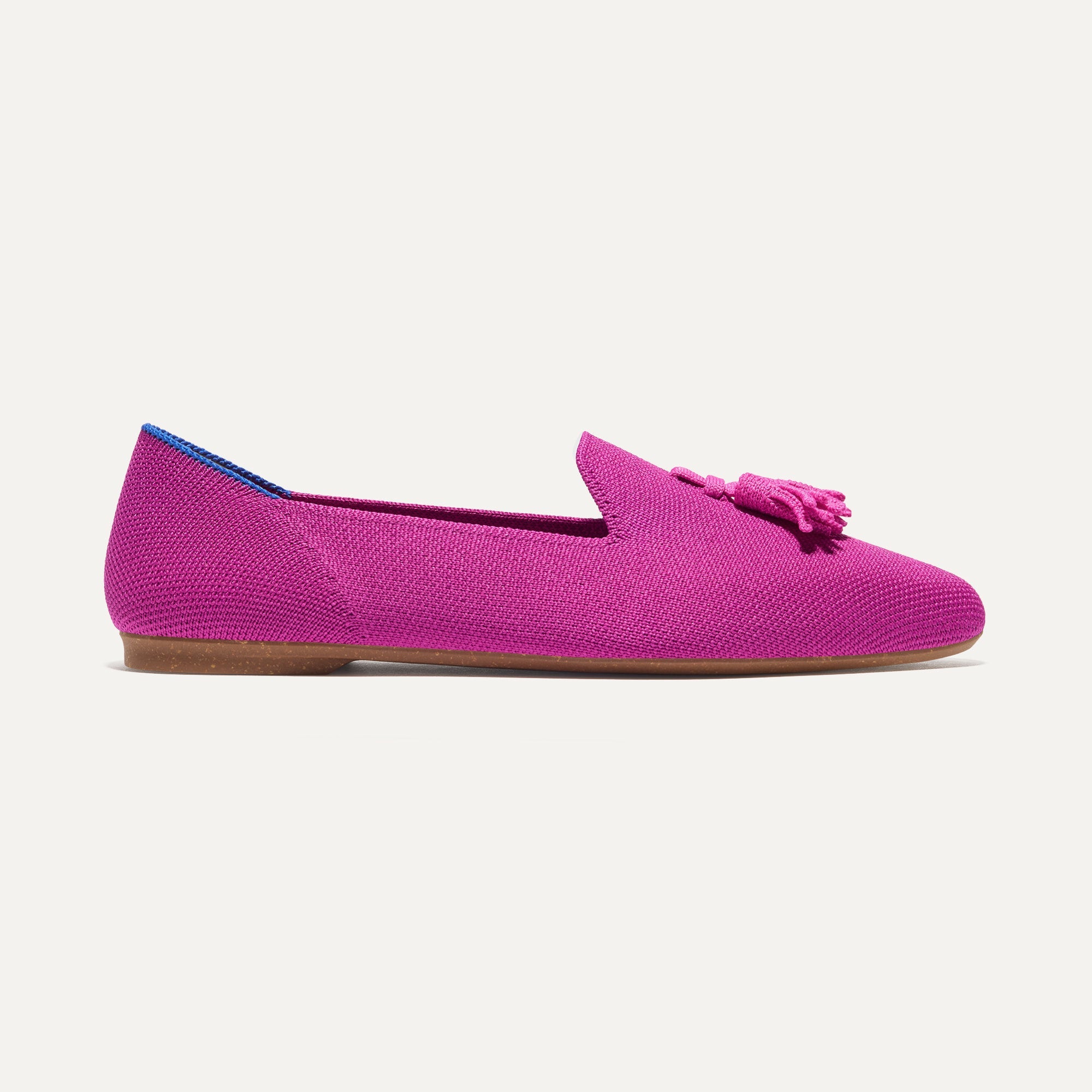 The Almond Tassel Loafer - Pink Bramble(Pink Bramble,5)