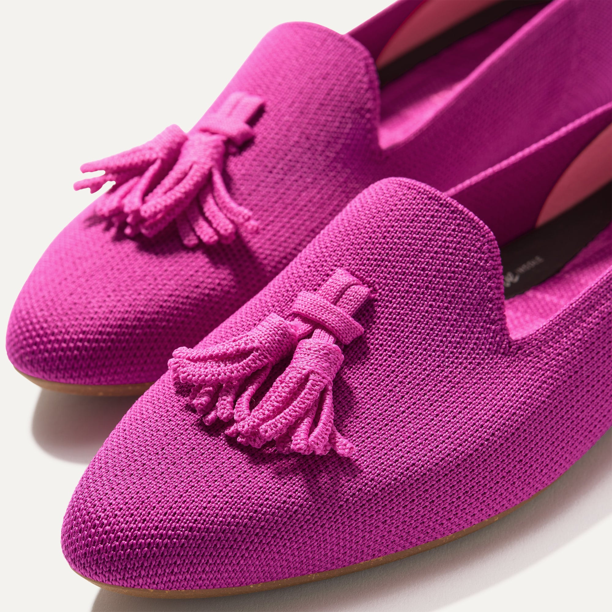 The Almond Tassel Loafer - Pink Bramble(Pink Bramble,5)