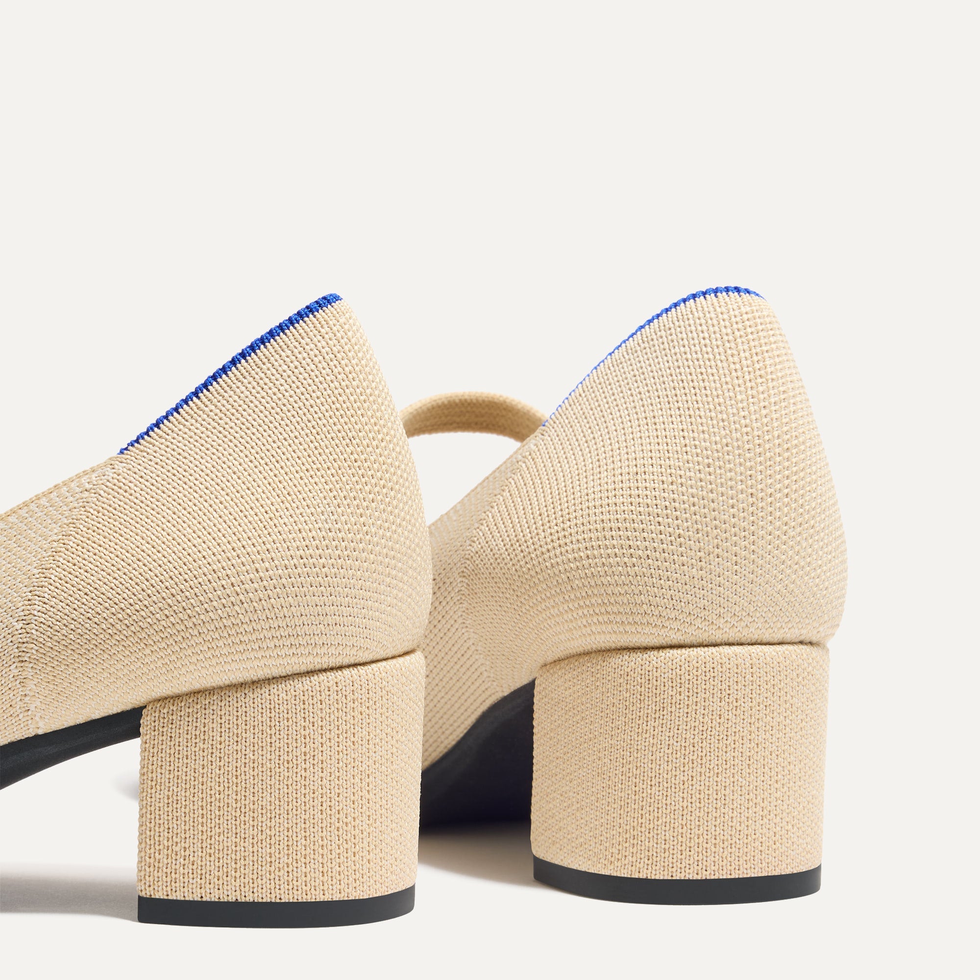 The Mary Jane Heel - Cream Captoe(Cream Captoe,5)