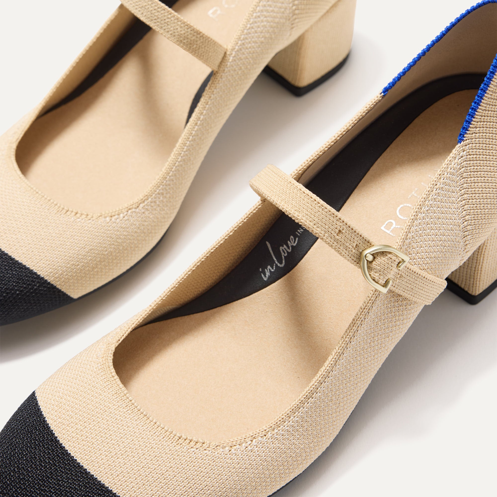 The Mary Jane Heel - Cream Captoe(Cream Captoe,5)