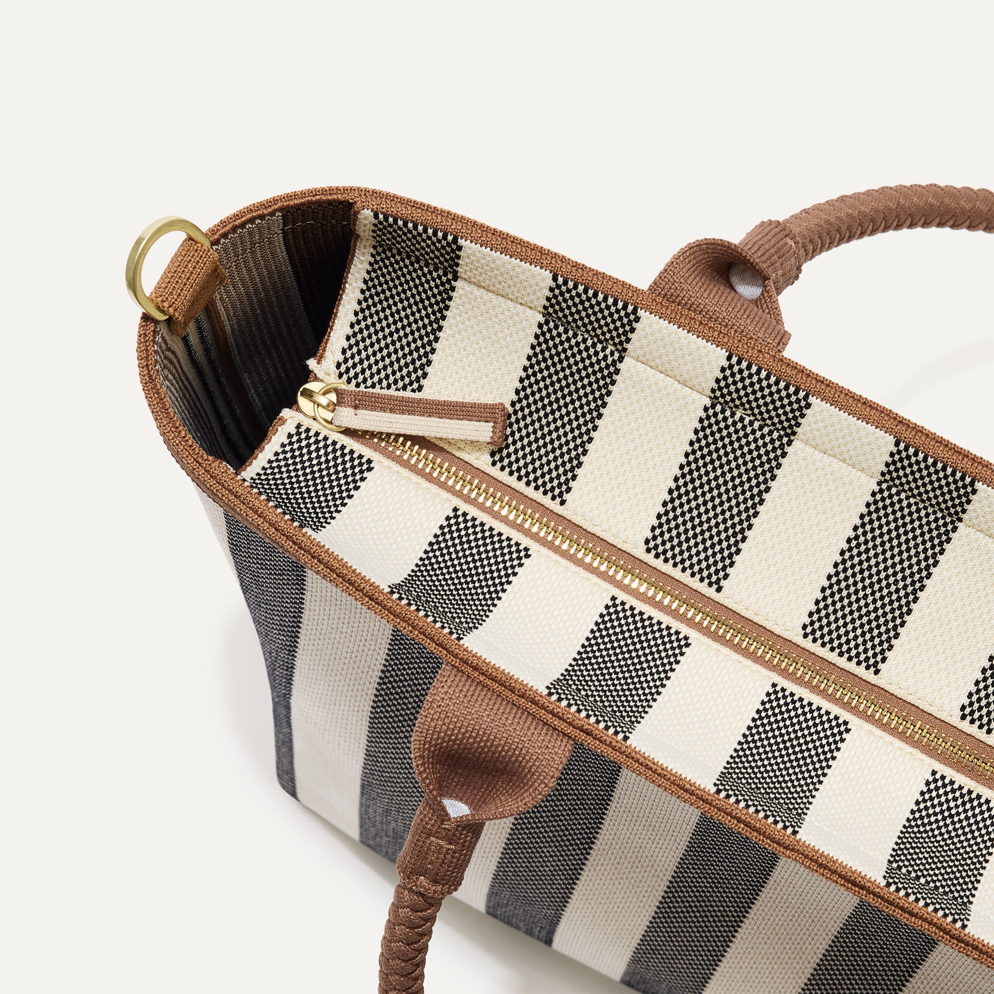 The Lightweight Zip Tote - Cabana Stripe(Cabana Stripe)