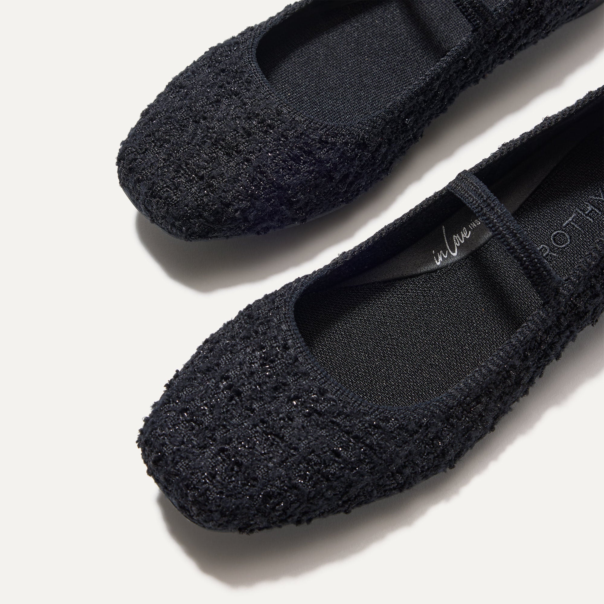 The Max Square Mary Jane - Black Bouclé(Black Bouclé,5)