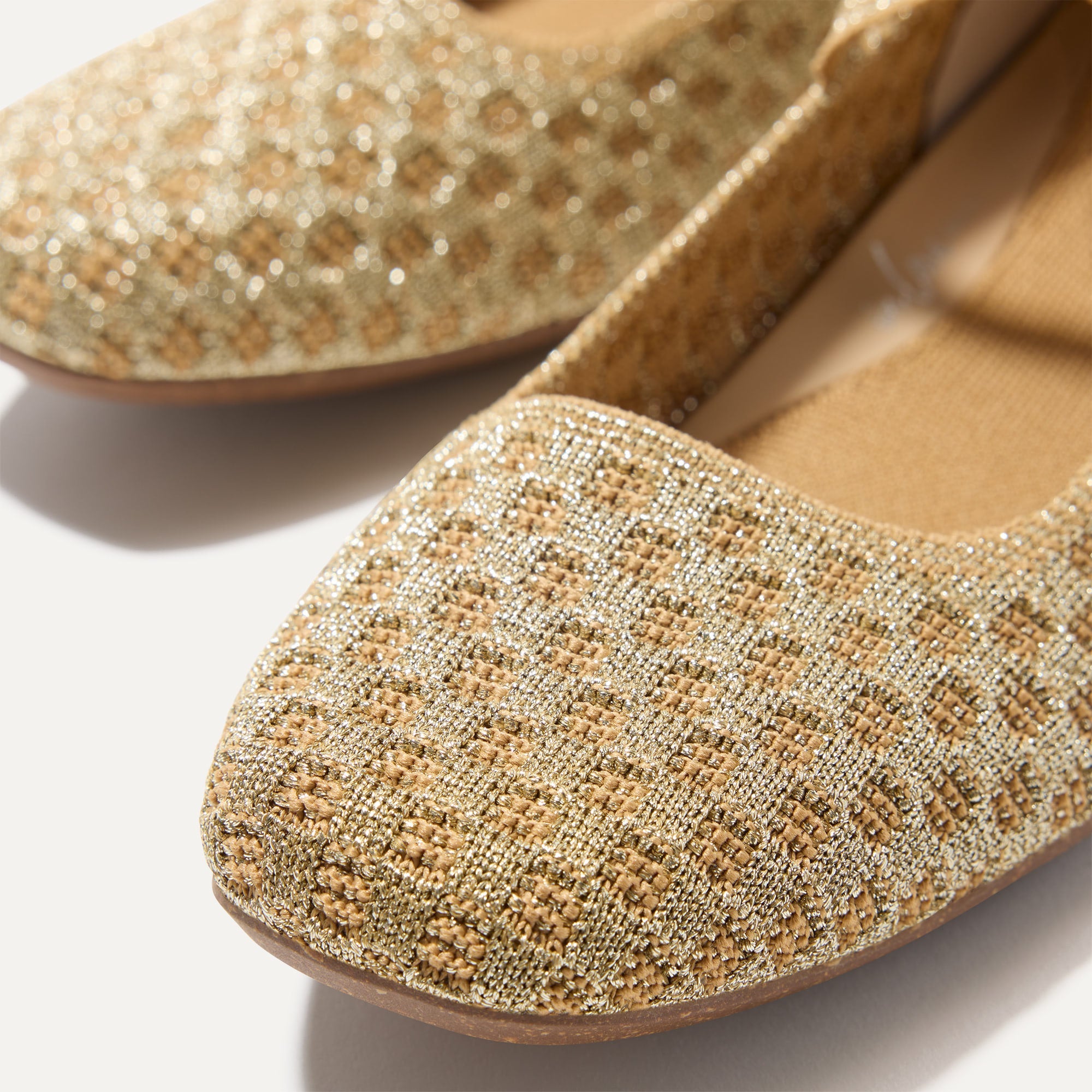 The Max Square Mary Jane - Golden Sun Basketweave(Golden Sun Basketweave,5)