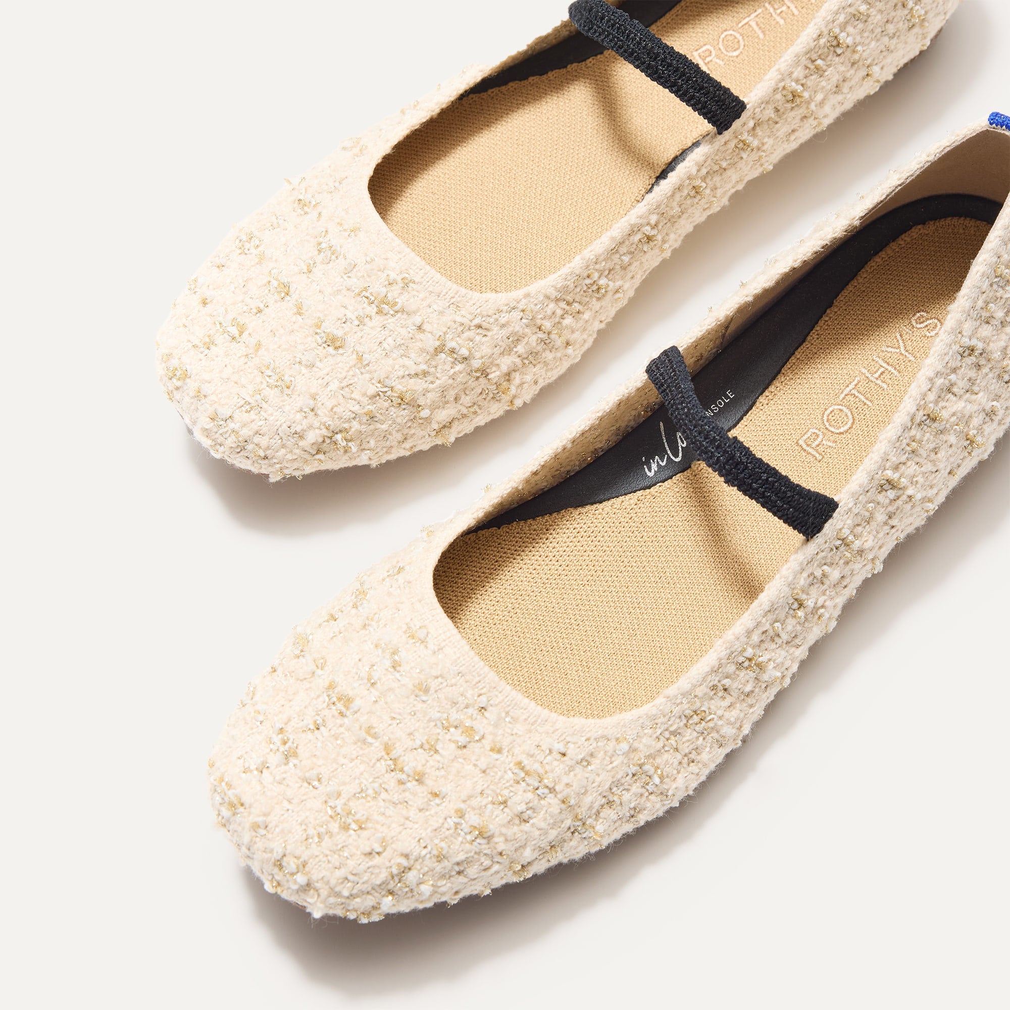 The Max Square Mary Jane - Pearl Bouclé(Pearl Bouclé,5)