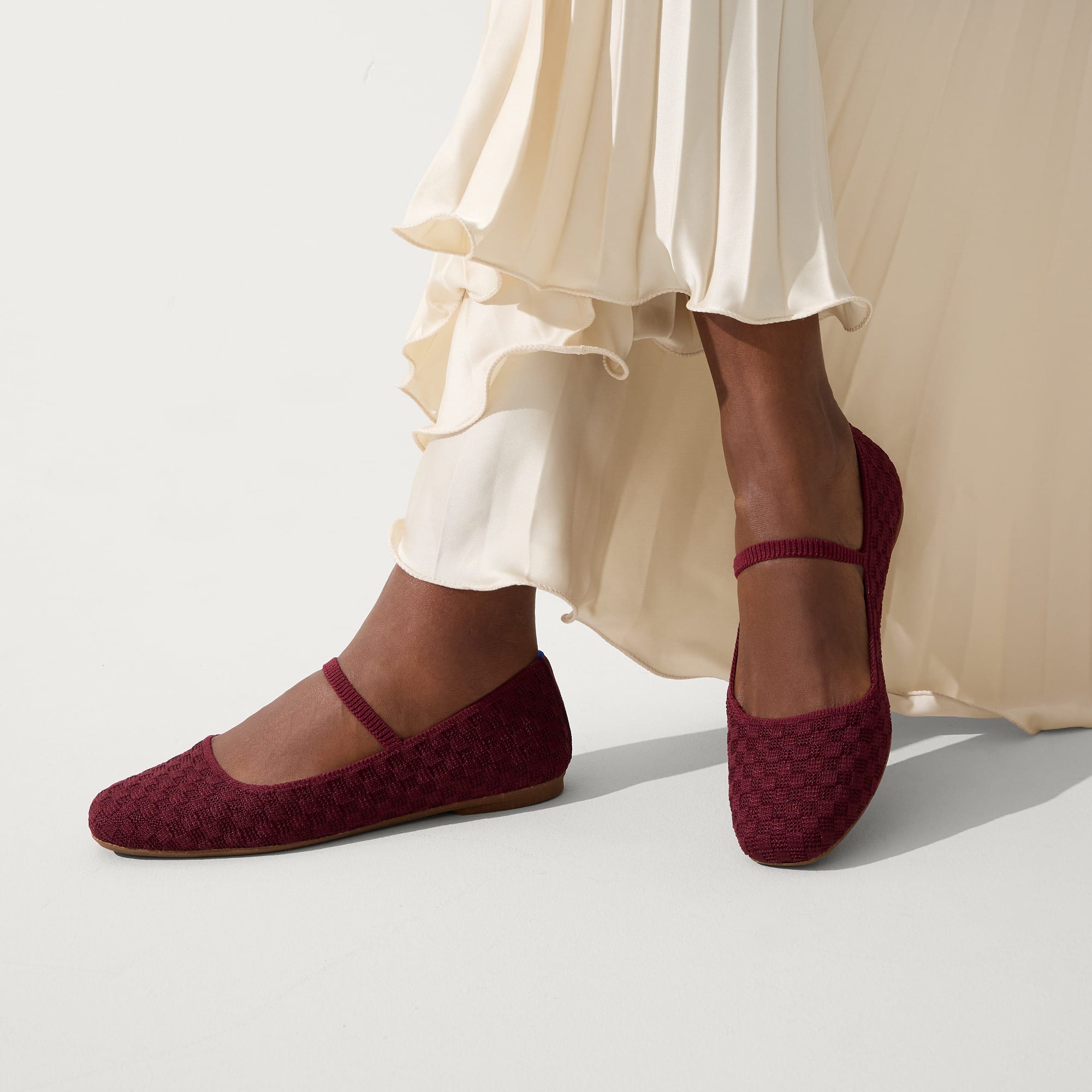 The Max Square Mary Jane - Wine Red(Wine Red,5)