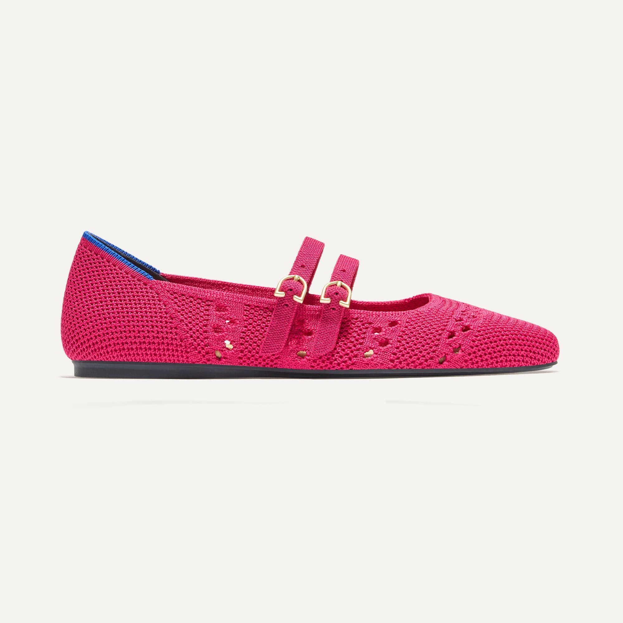 The Double Buckle Mary Jane - Rouge Crochet(Rouge Crochet,5)