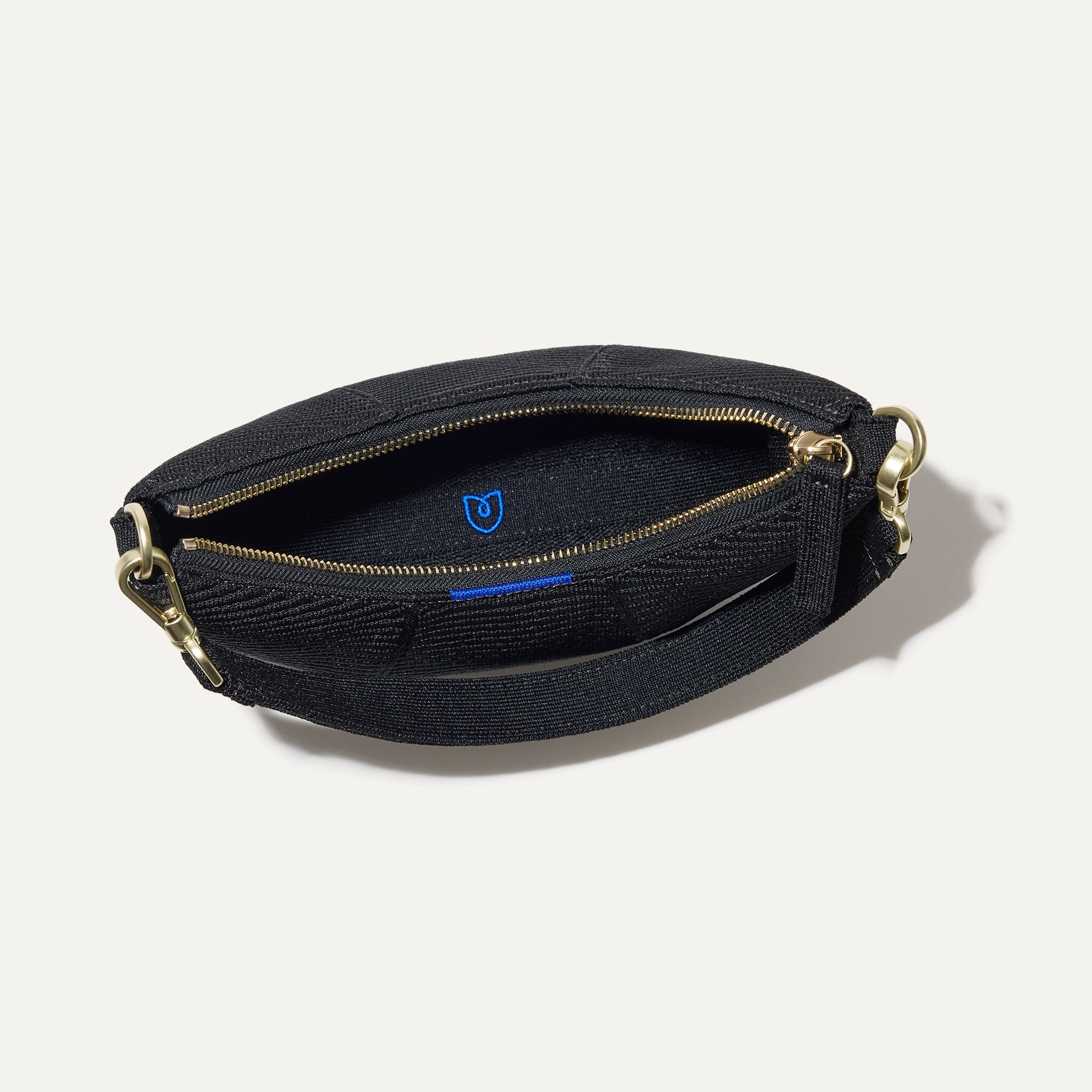 The Mini Crescent Bag - Black(Black)