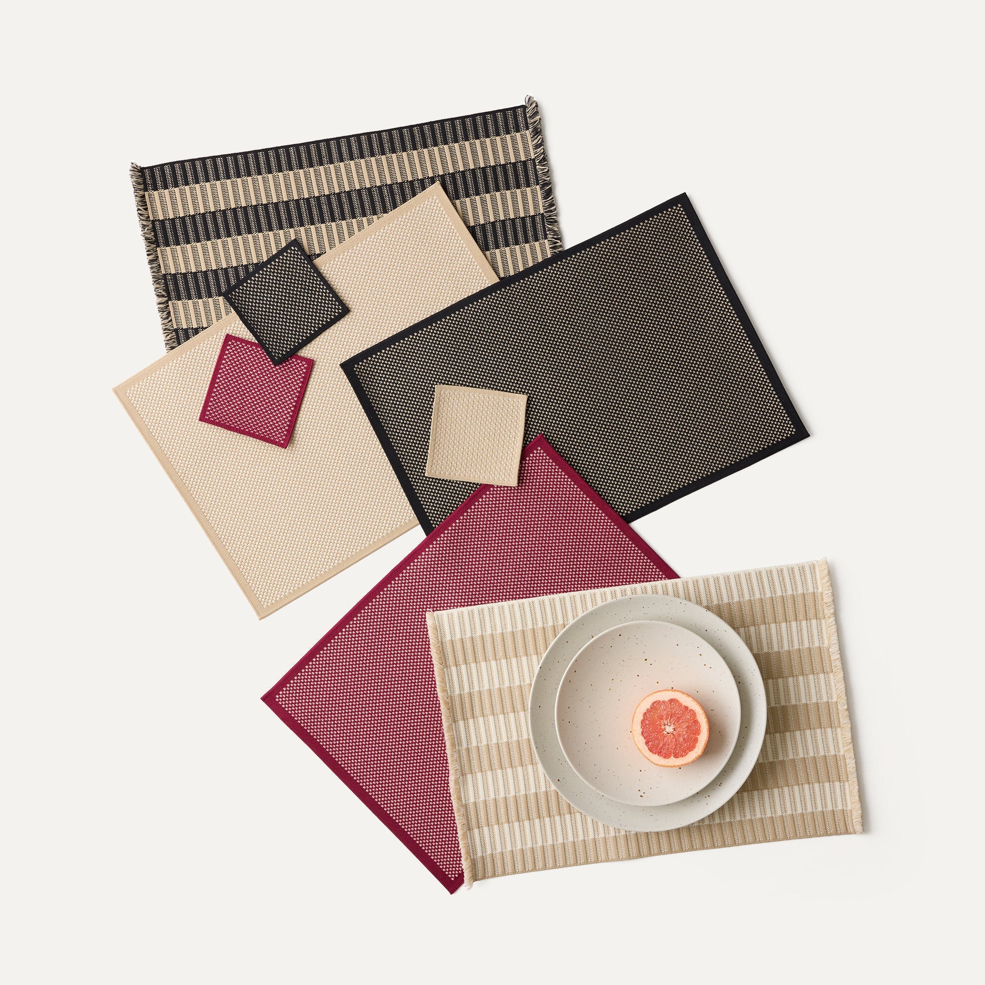 The Coaster (Set of 4) - Almond(Almond)