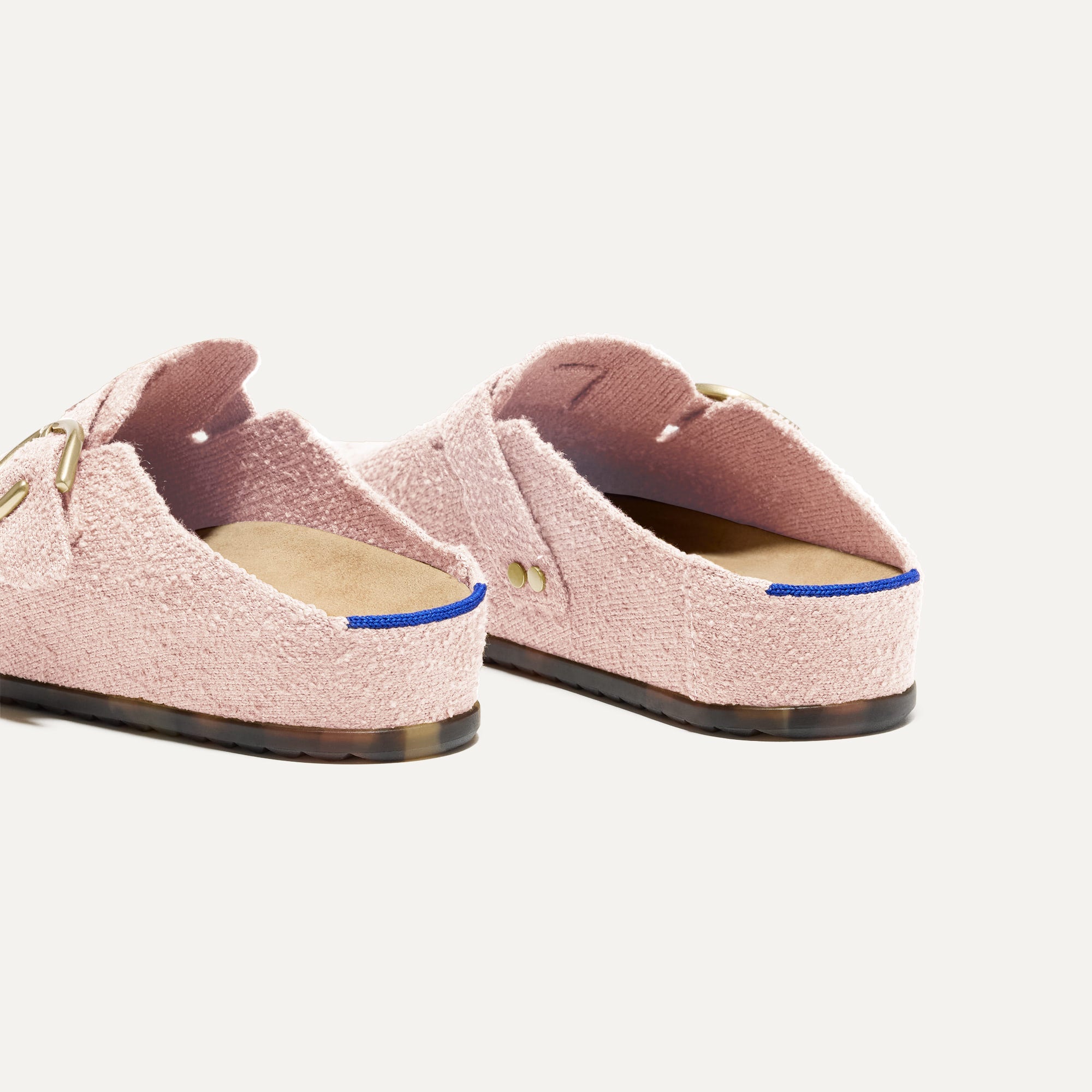 The Buckle Clog - Ballerina Bouclé(Ballerina Bouclé,5)