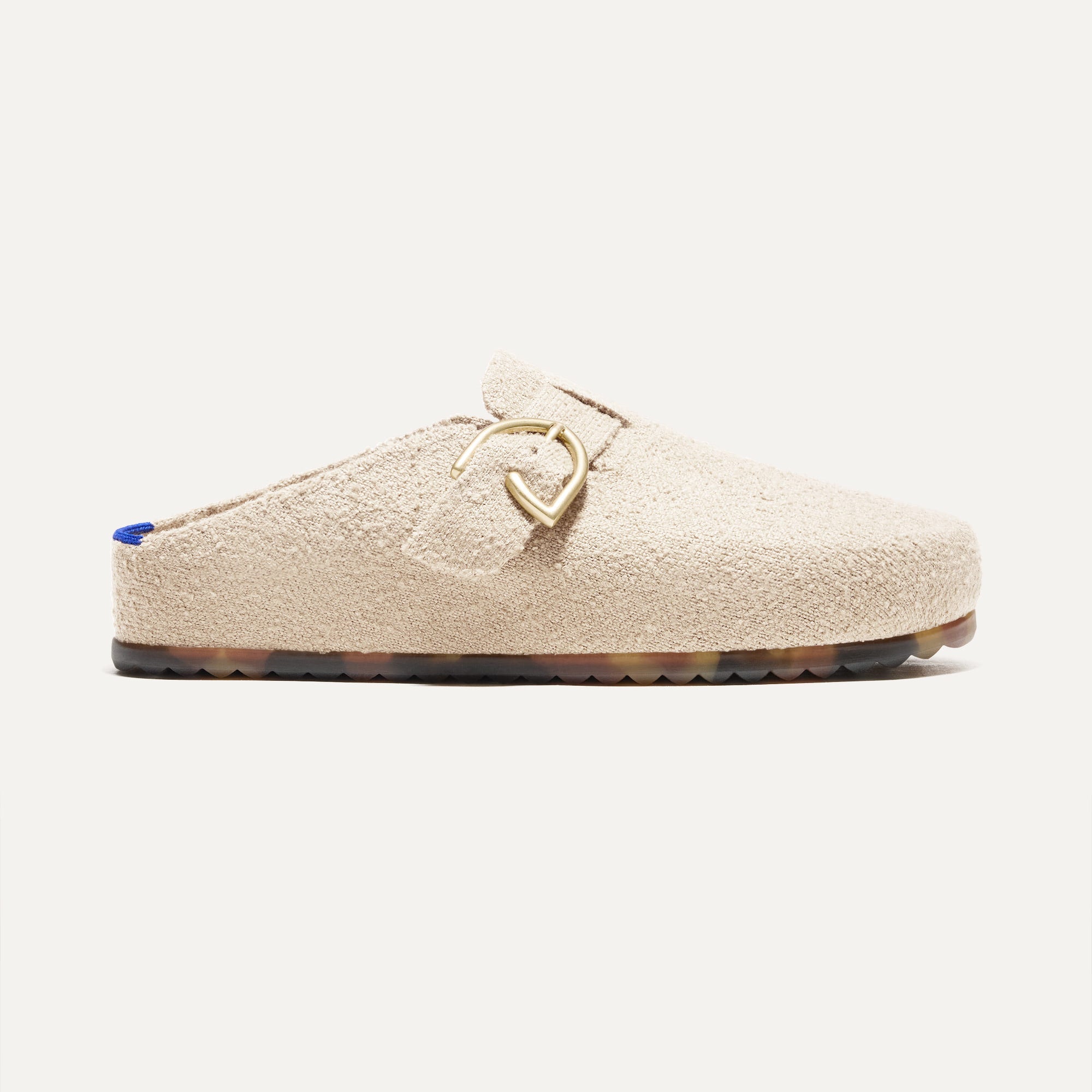 The Buckle Clog - Honeybun Bouclé(Honeybun Bouclé,5)
