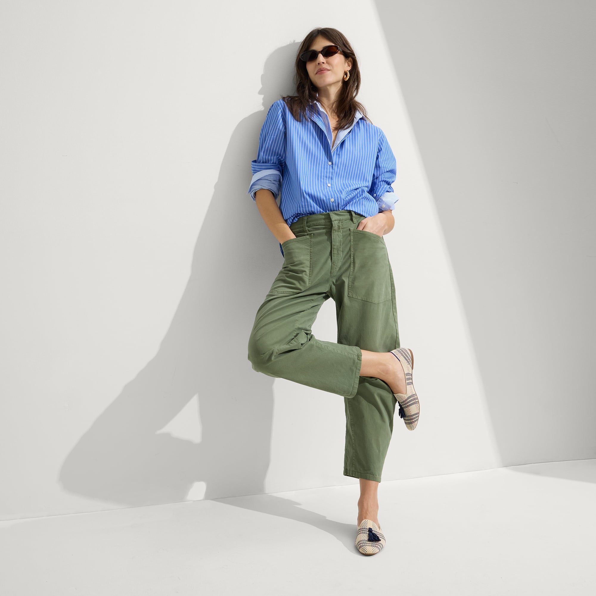 The Almond Tassel Loafer - Spring Plaid(Spring Plaid,5)