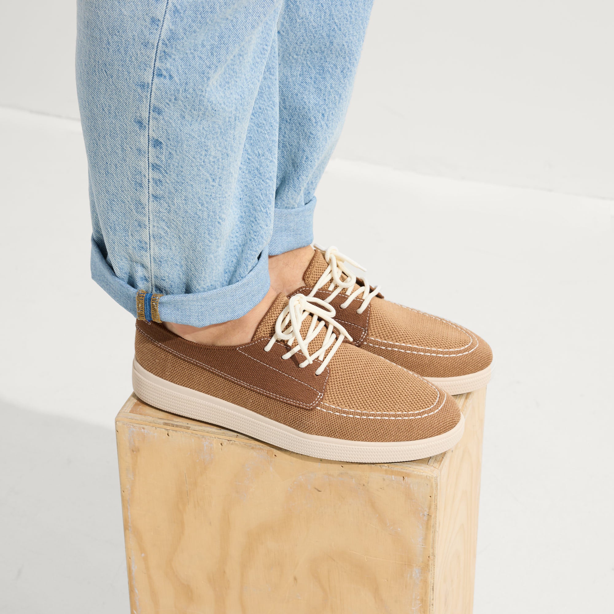 The Ravello Boat Shoe - Nautical Brown(Nautical Brown,7)
