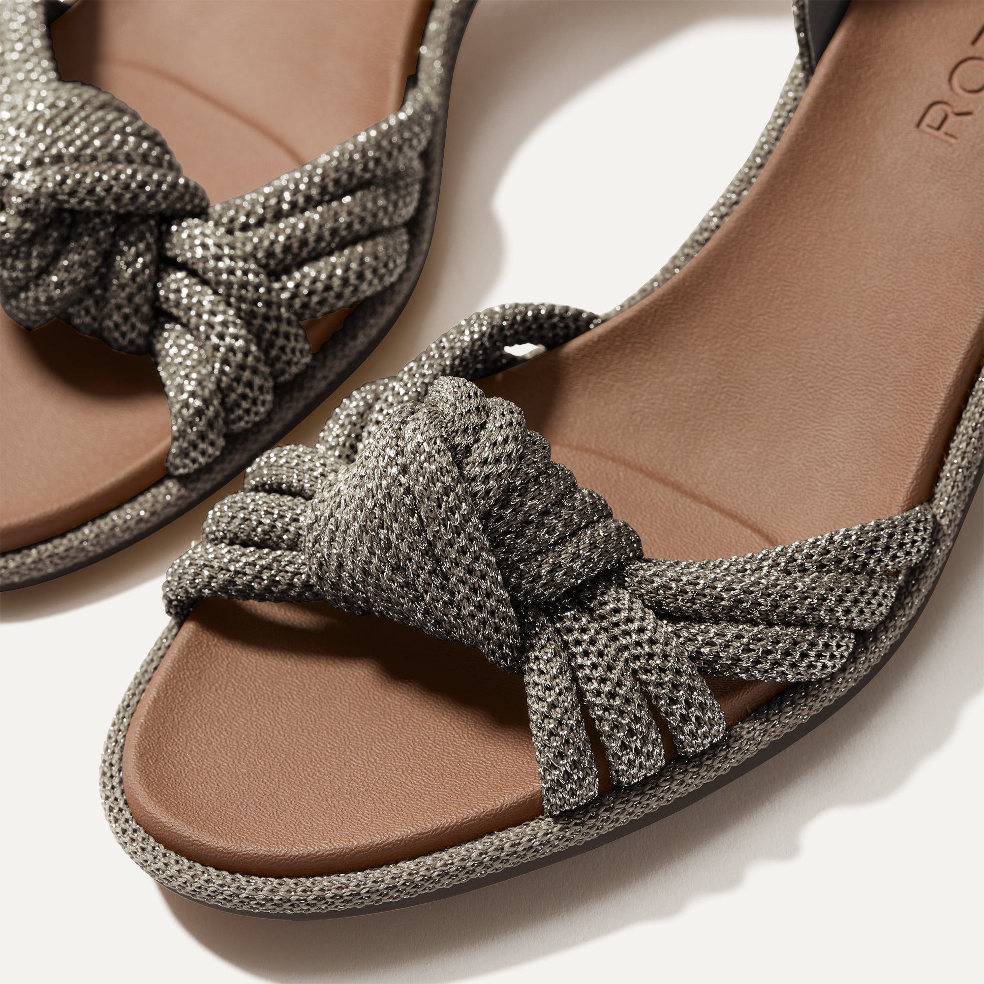 The Knot Sandal - Silver Sand(Silver Sand,5)