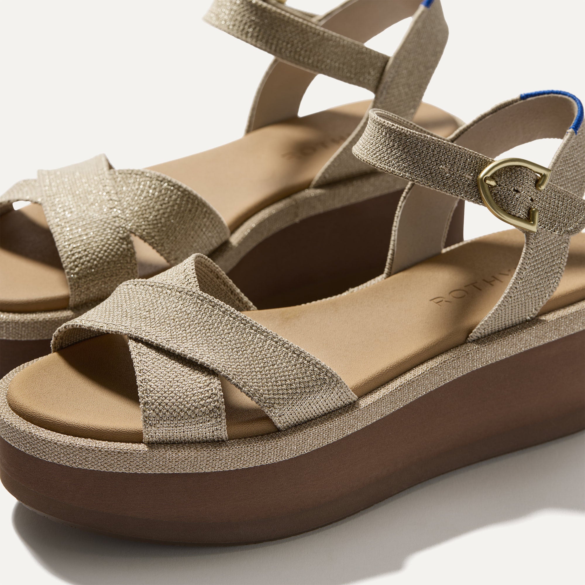 The Criss–Cross Lightweight Wedge Sandal - Aurora(Aurora,5)