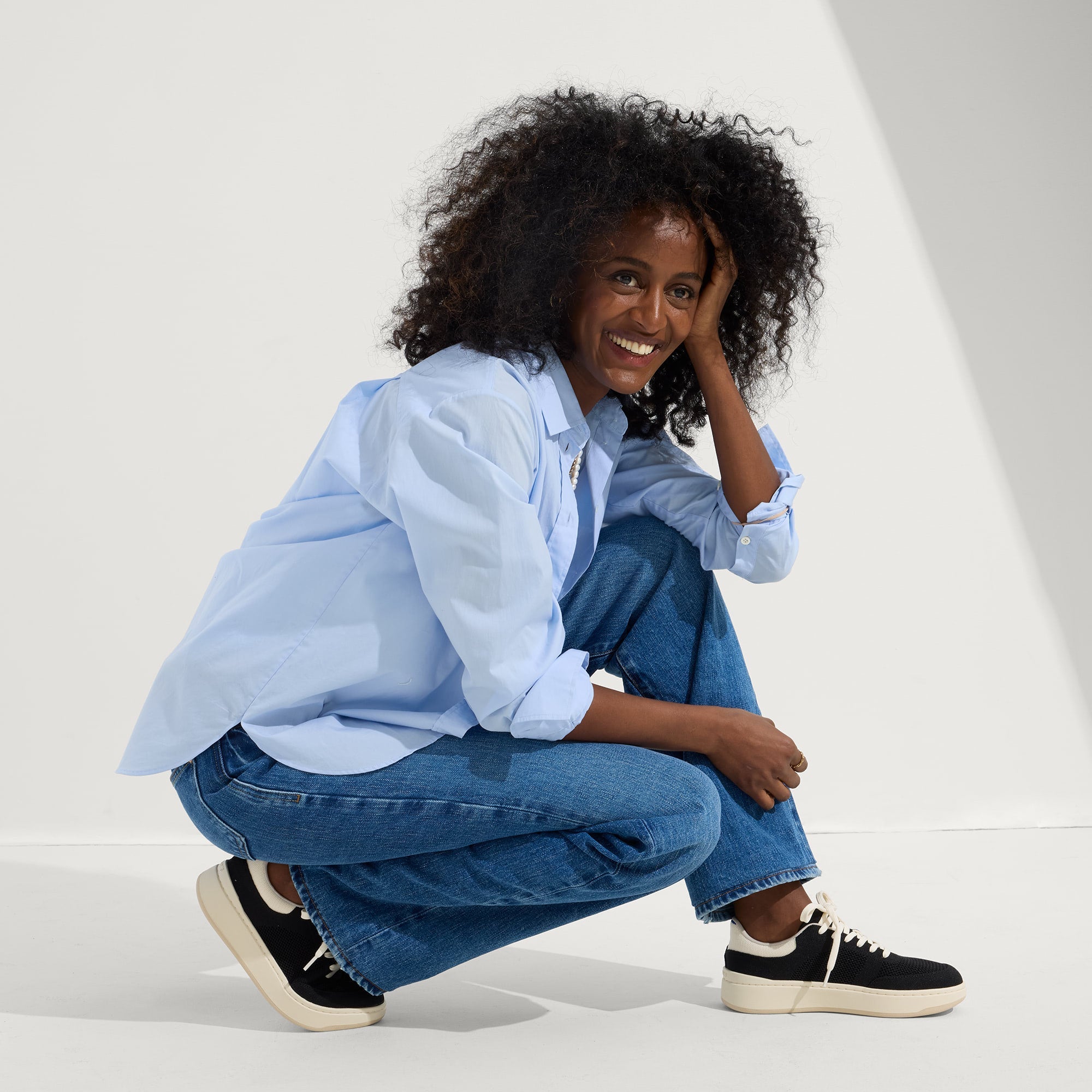 The Court Sneaker - Black(Black,5)