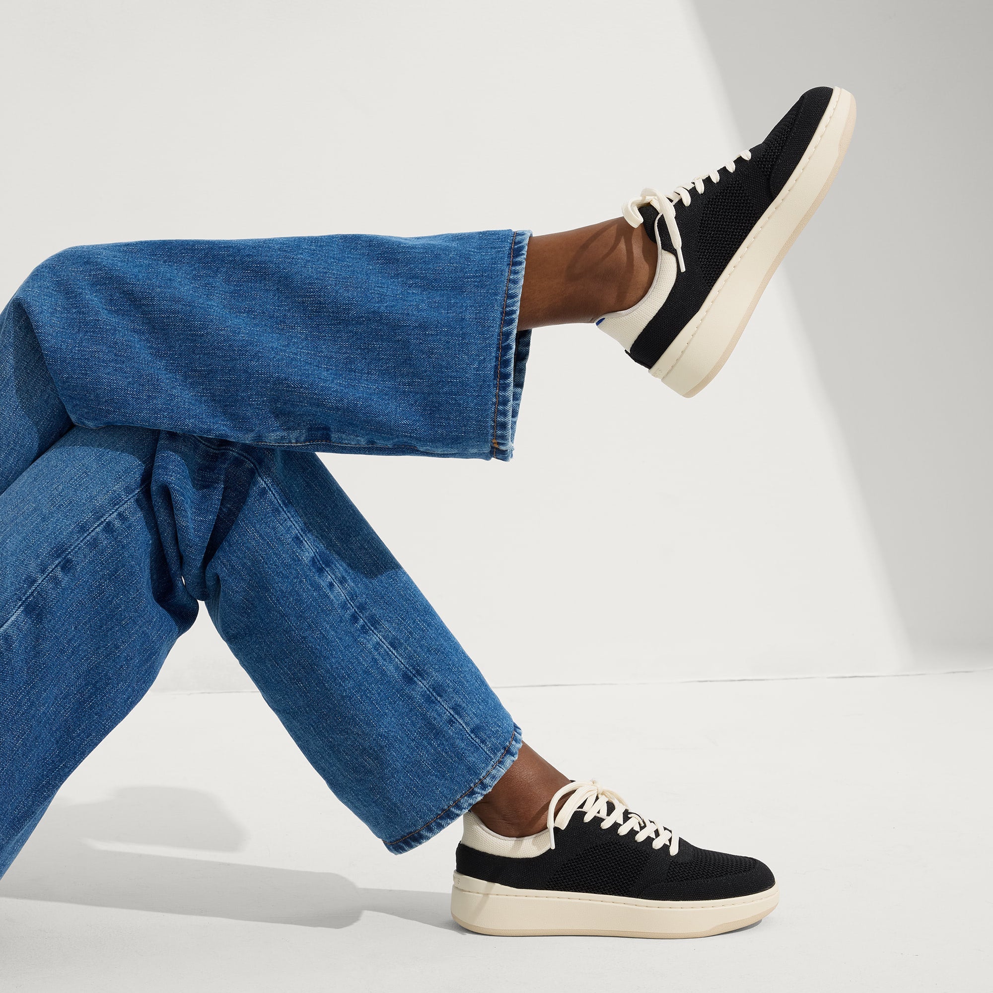 The Court Sneaker - Black(Black,5)