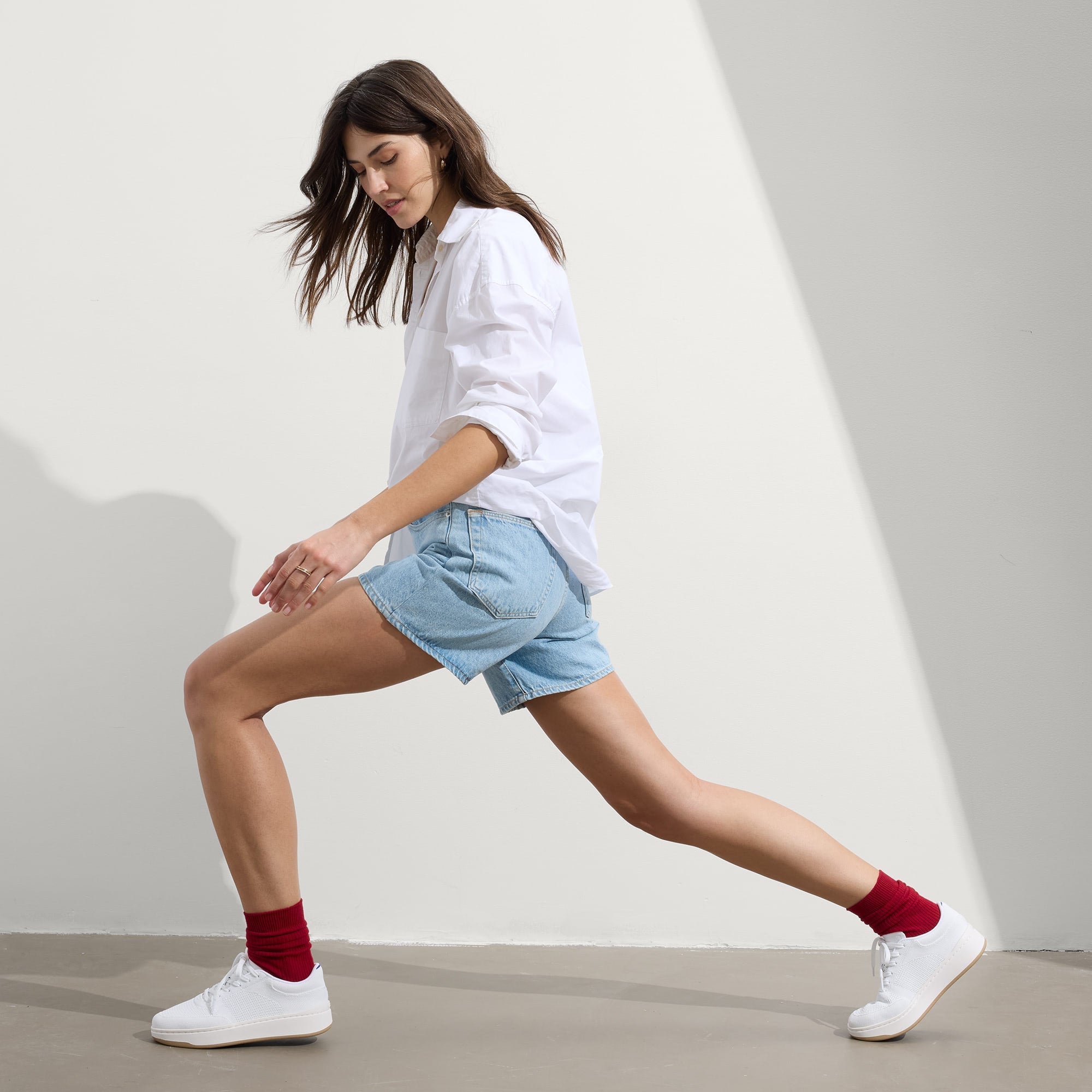 The Court Sneaker - Bright White(Bright White,5)