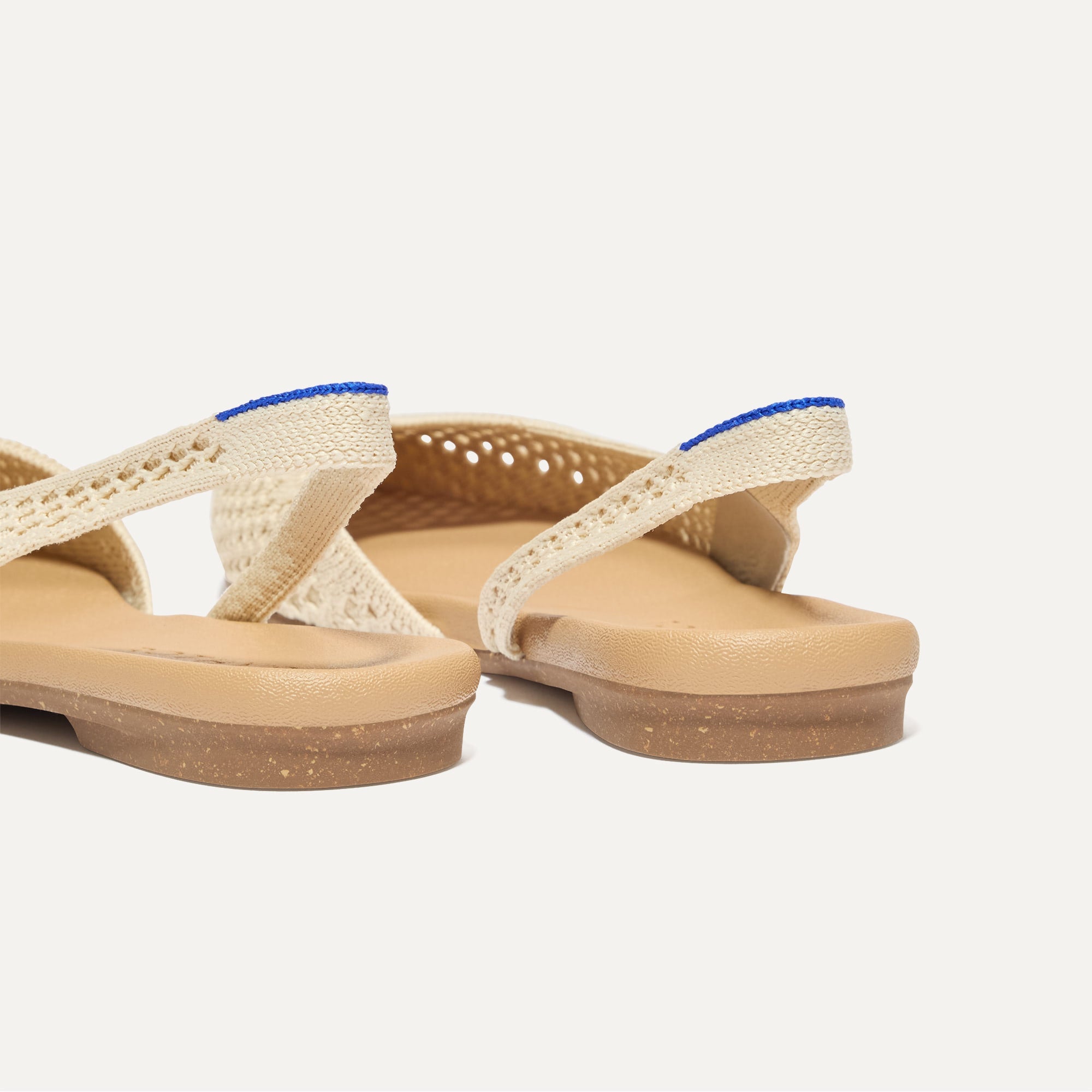 The Almond Slingback - Off White Mesh(Off White Mesh,5)