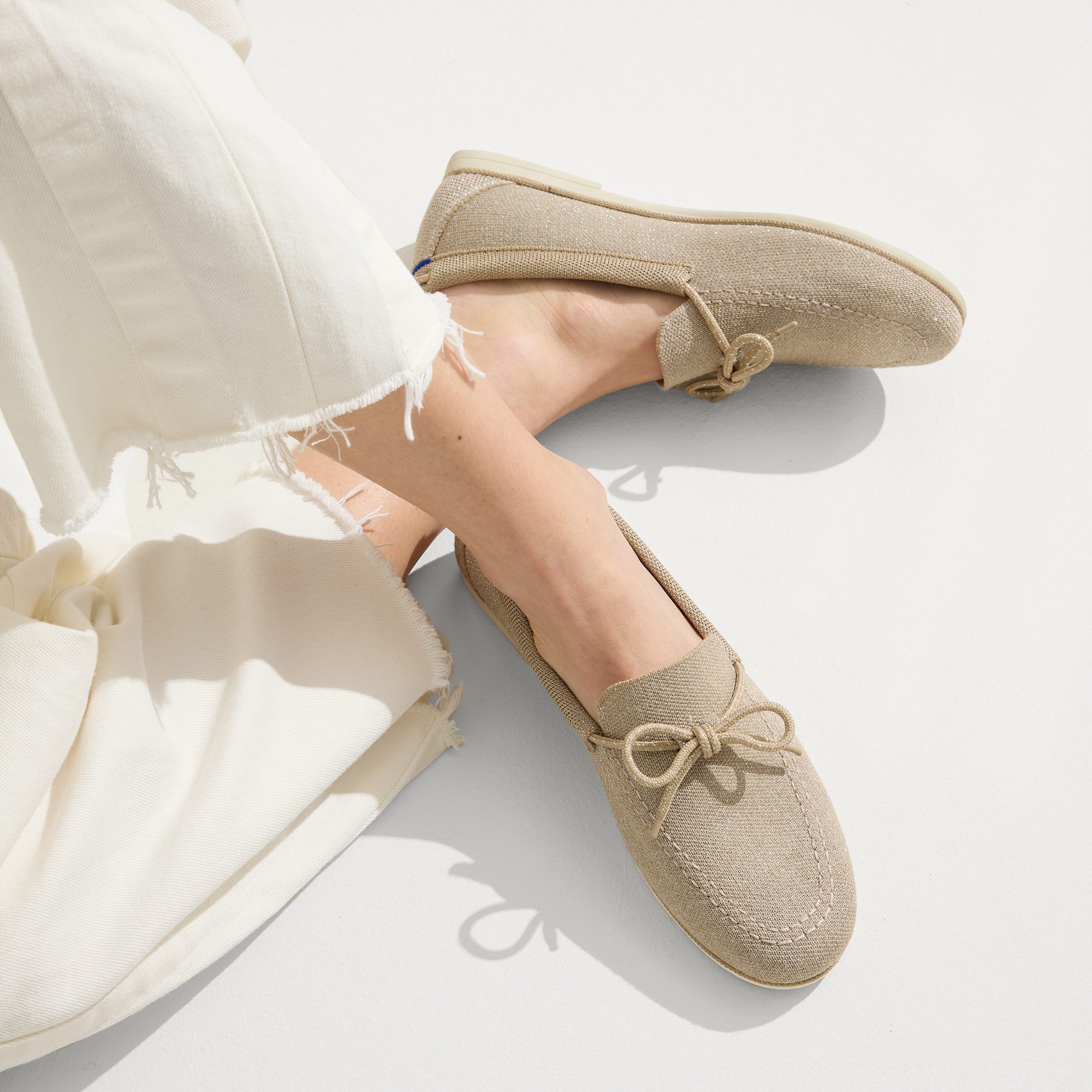 The Boat Shoe - Shimmery Sand(Shimmery Sand,5)